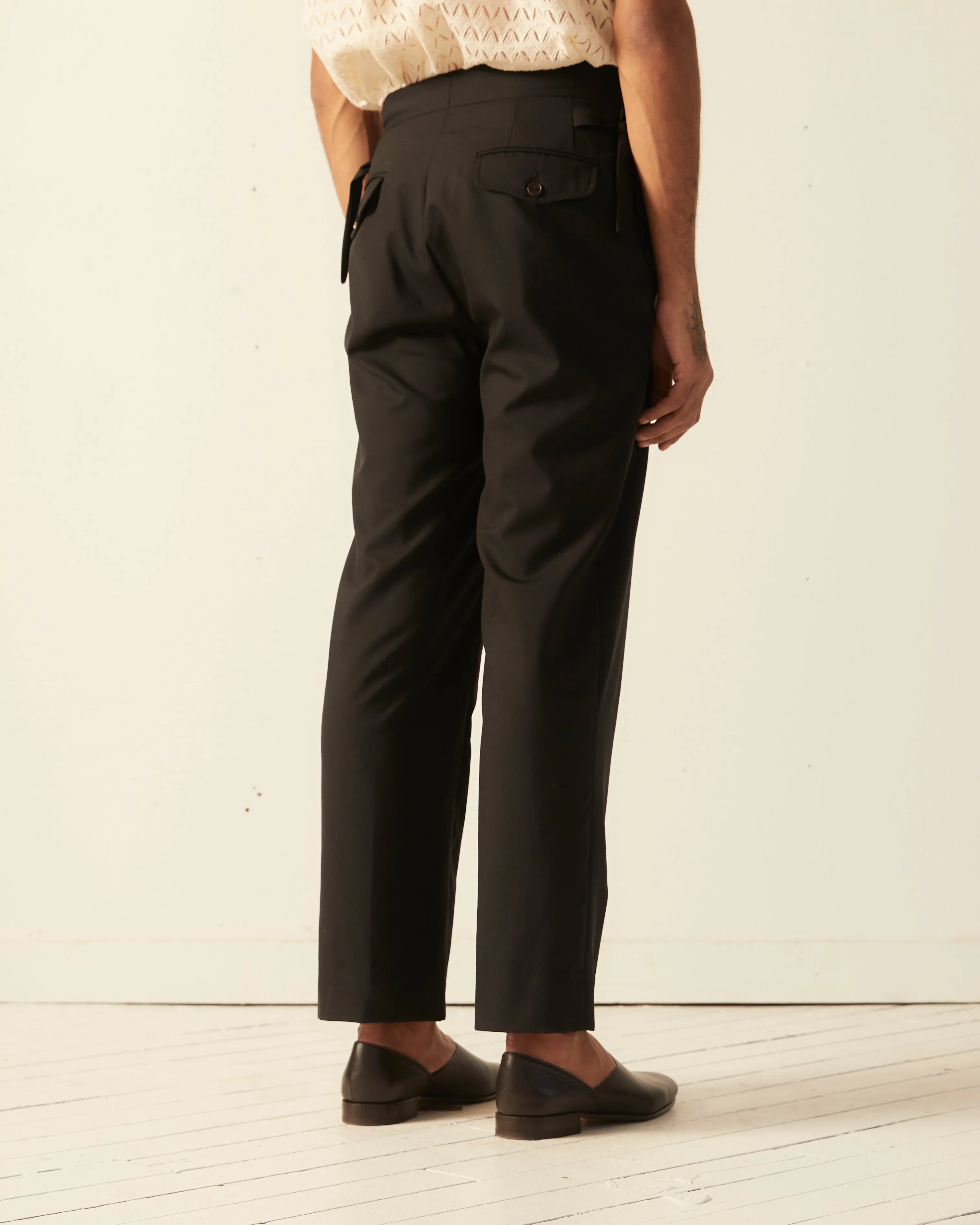 Tropical Wool Side Tie Trousers sold by BODE product image thumbnail 4