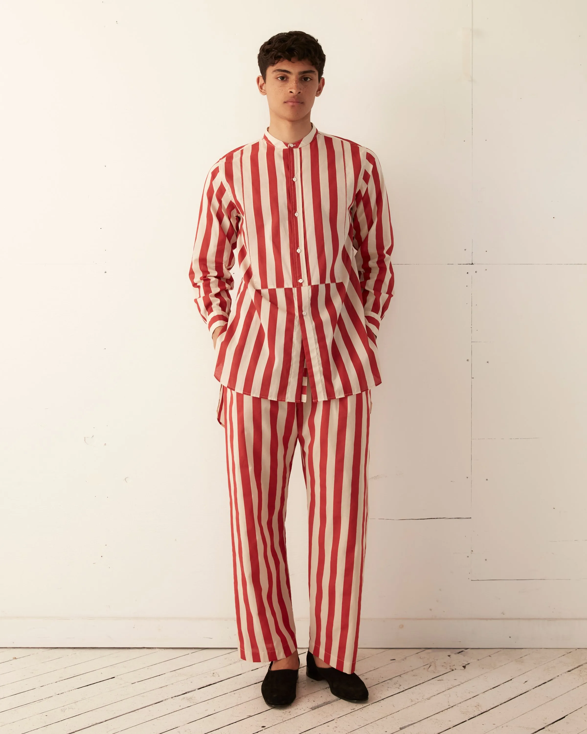 Valance Stripe Long Sleeve Shirt sold by BODE