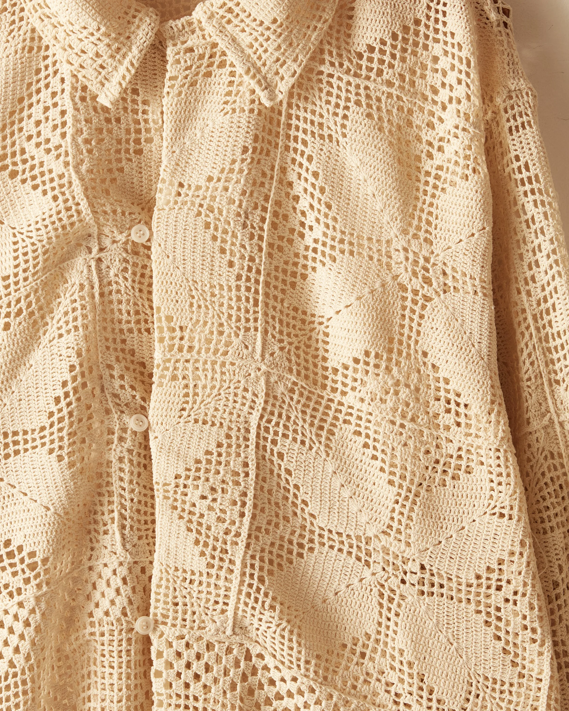 Champagne Leaf Crochet Shirt - L/XL sold by BODE product image thumbnail 2