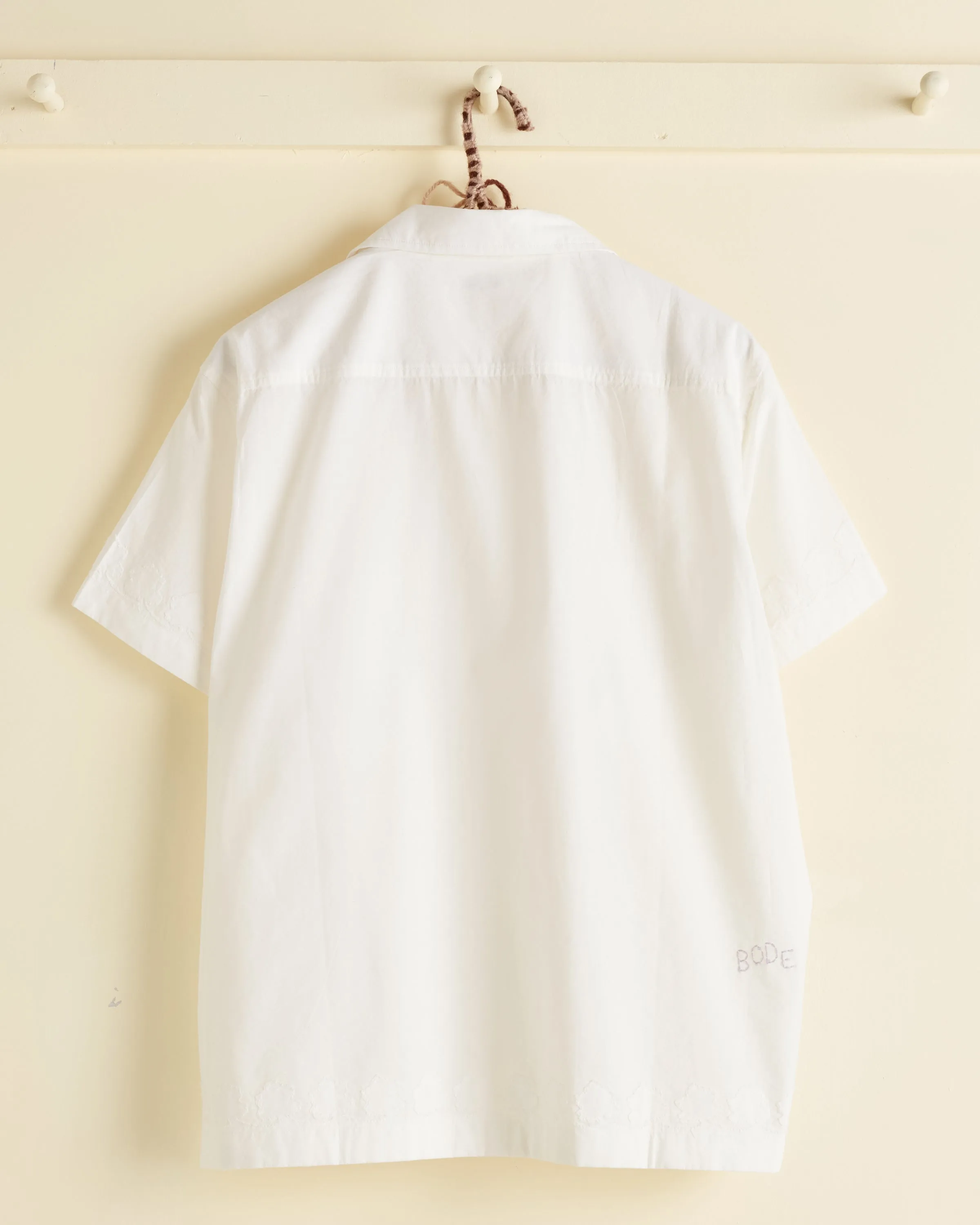 Cardinal Appliqué Short Sleeve Shirt sold by BODE product image thumbnail 3