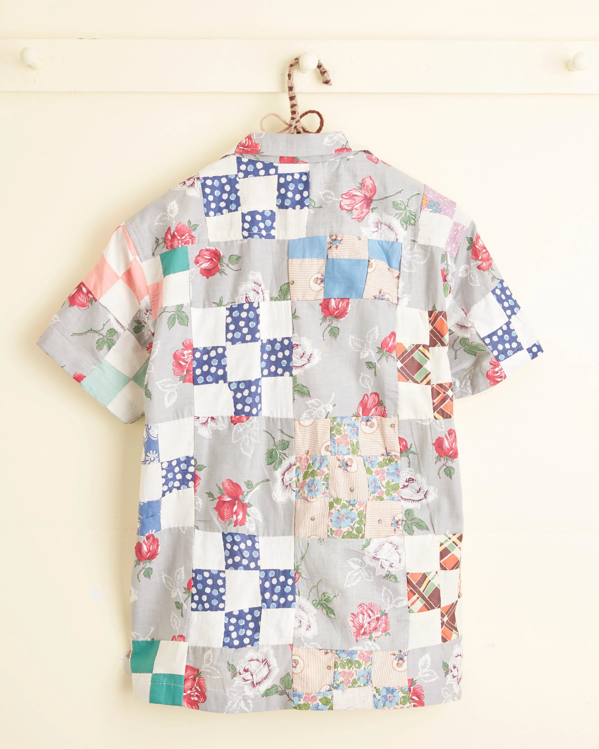 Rose Checkerboard Short Sleeve Shirt sold by BODE product image thumbnail 3