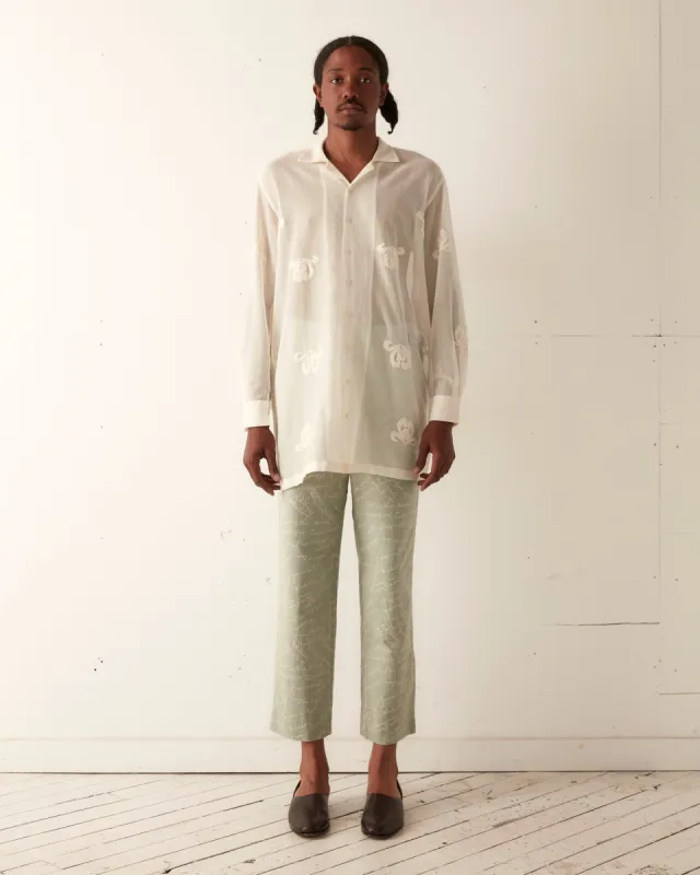 Savoy Ribbon Extended Shirt sold by BODE