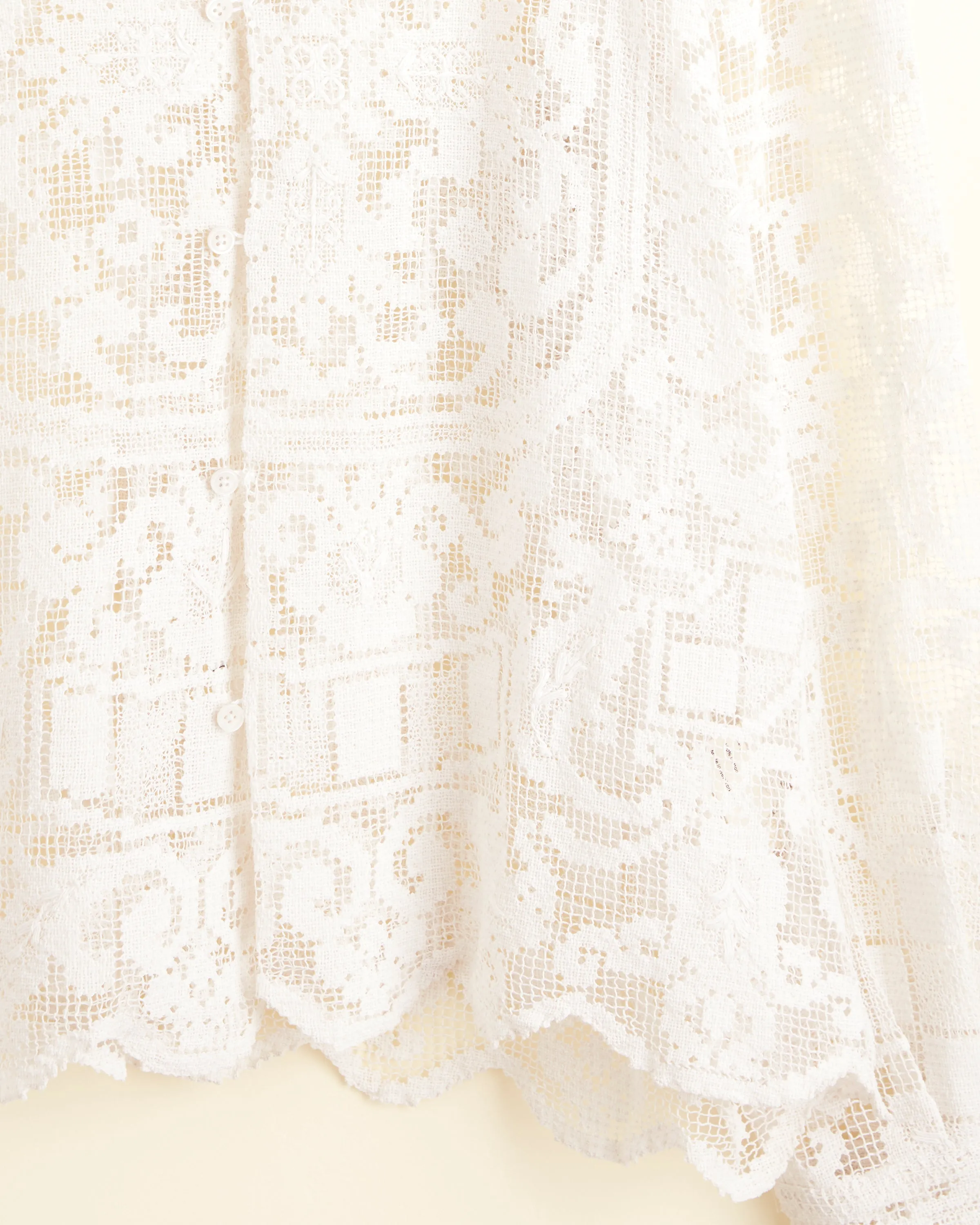 White Coral Long Sleeve Shirt - L sold by BODE product image thumbnail 2