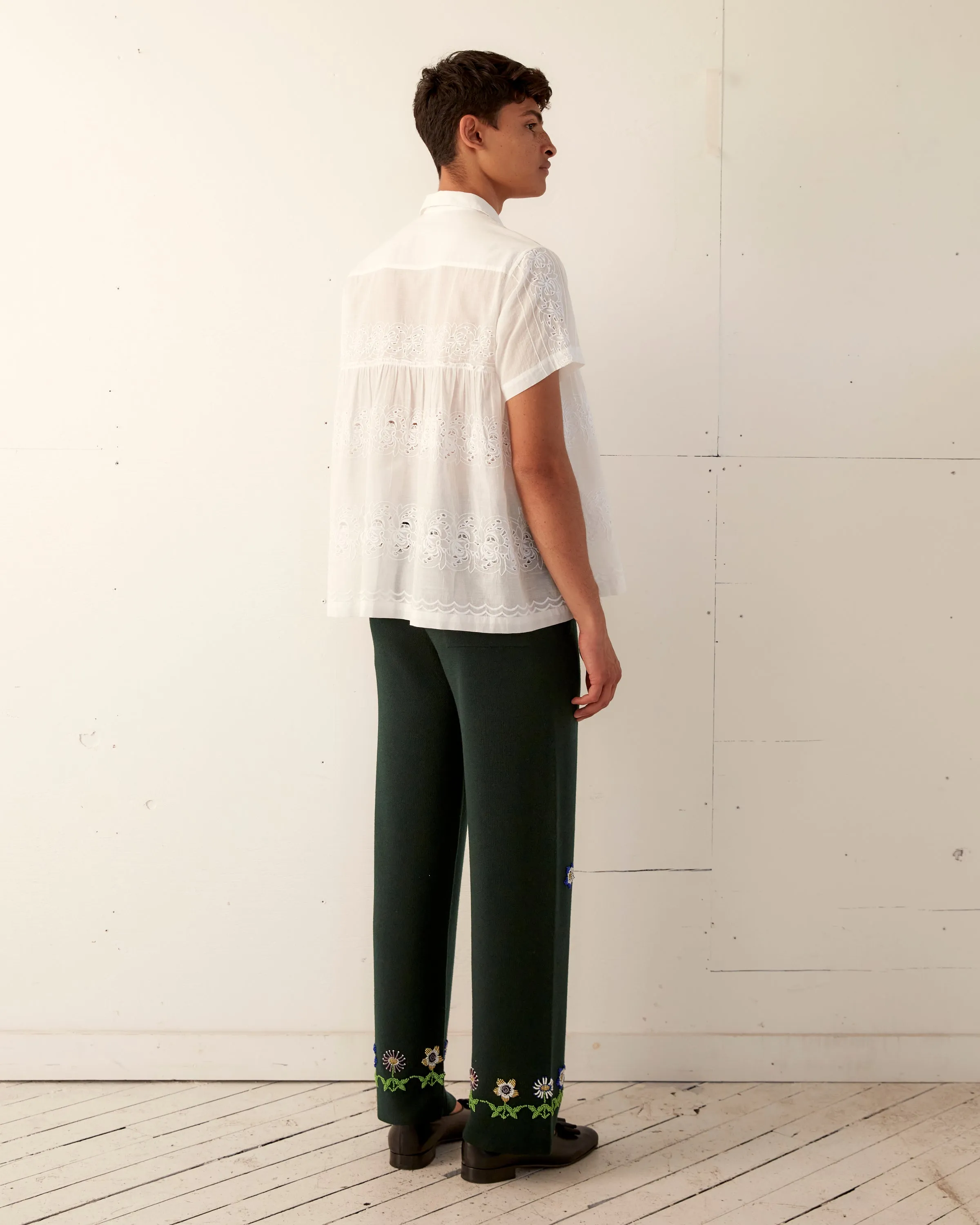 Daisy Garden Joggers - Green sold by BODE product image thumbnail 5