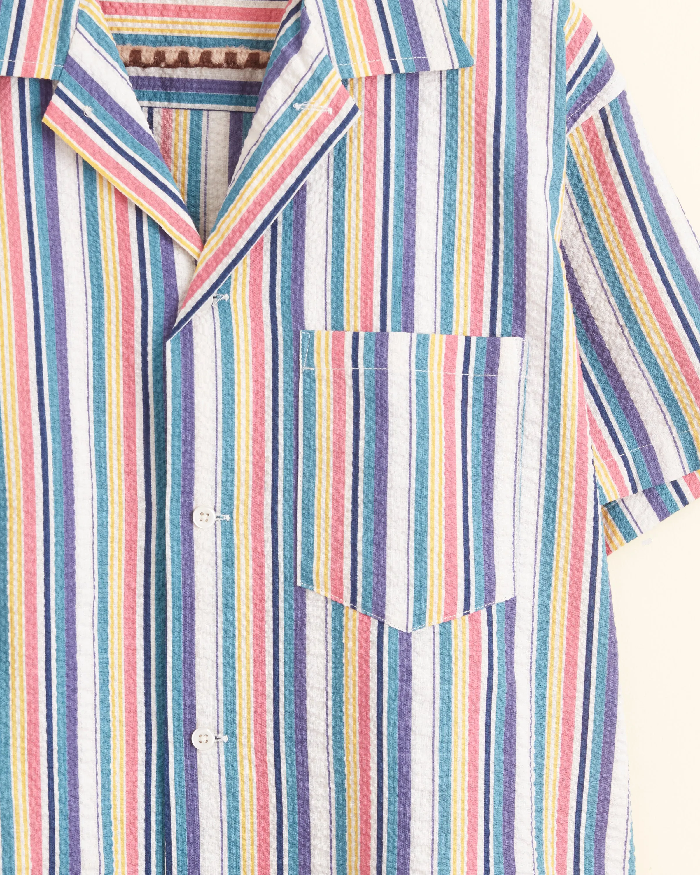 Candy Seersucker Stripe Shirt - M/L sold by BODE product image thumbnail 2