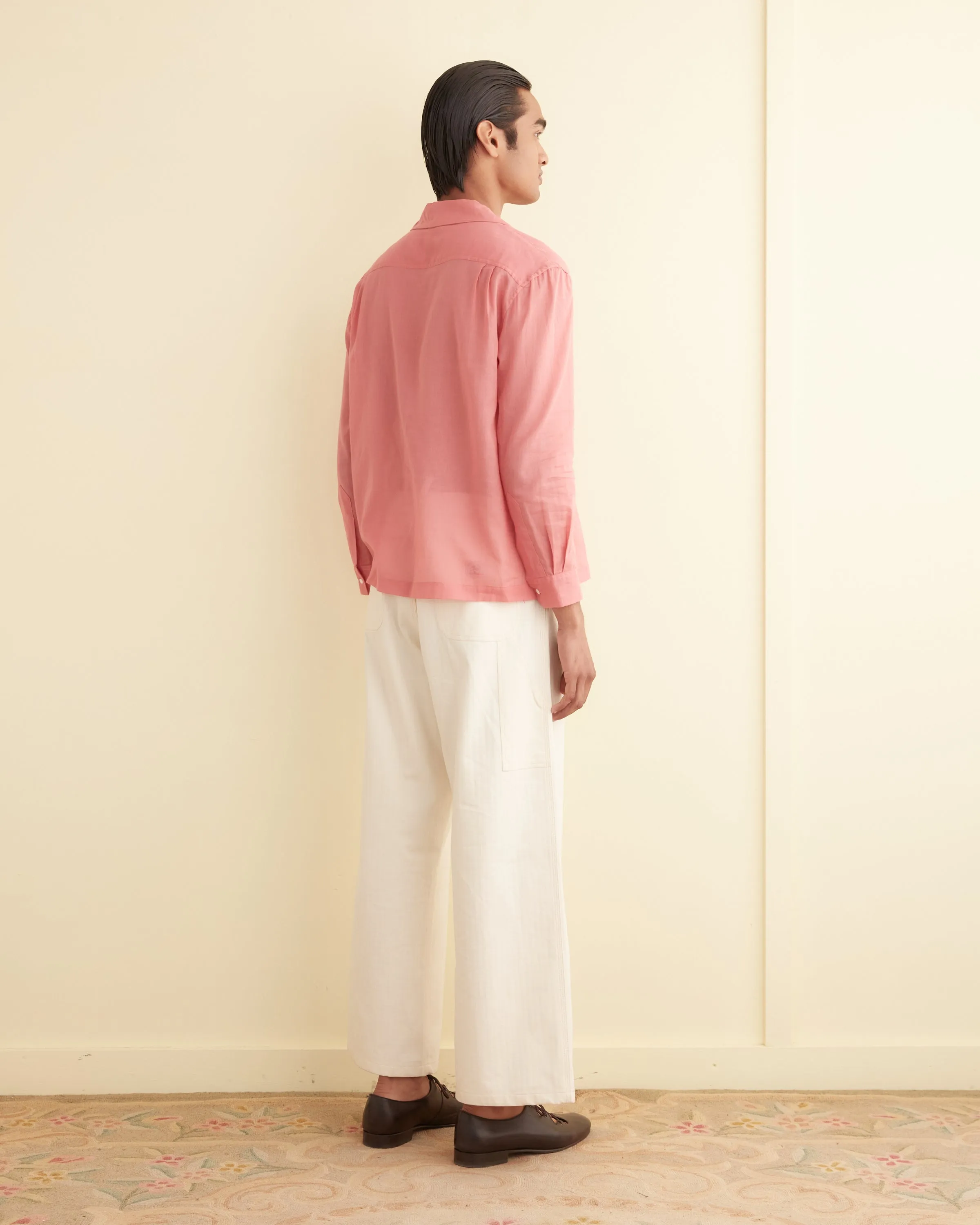 Voile Havana Shirt - Pink sold by BODE product image thumbnail 3