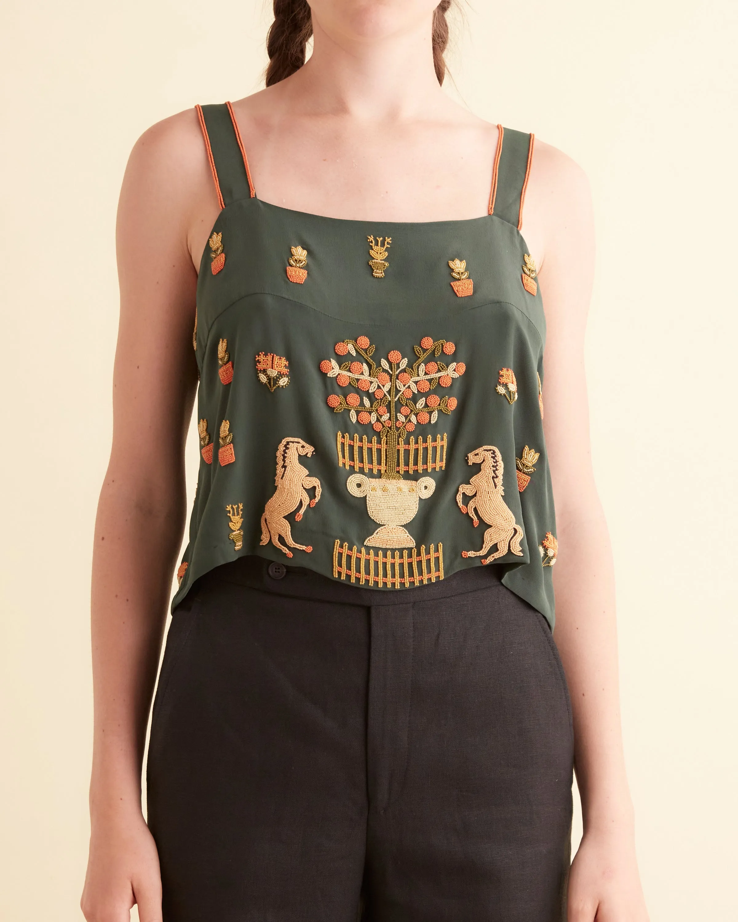 Beaded Paddock Sampler Tank sold by BODE product image thumbnail 2