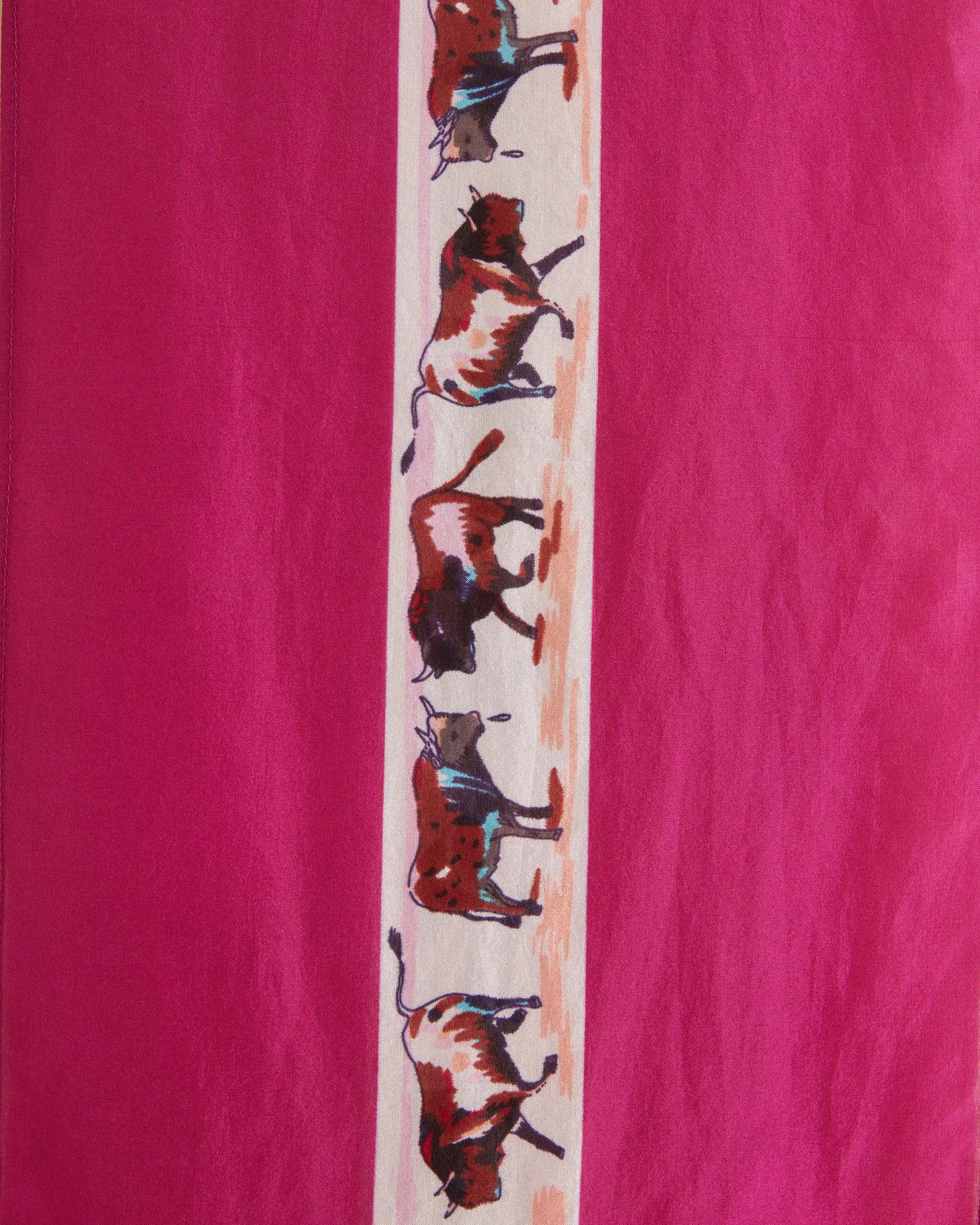 Taureau Neckerchief - Magenta sold by BODE product image thumbnail 2