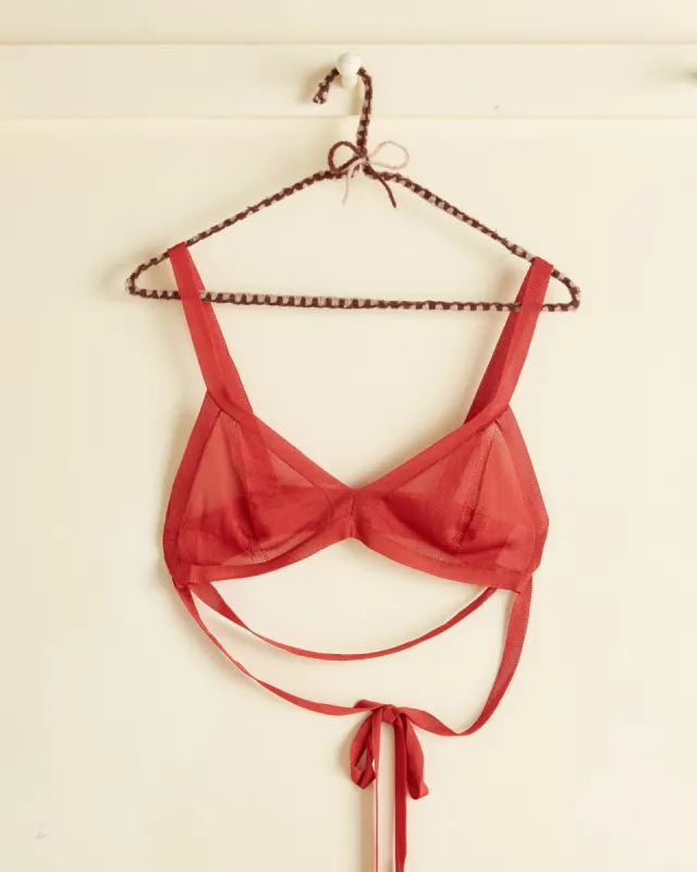 Knit Bra - Brick sold by BODE