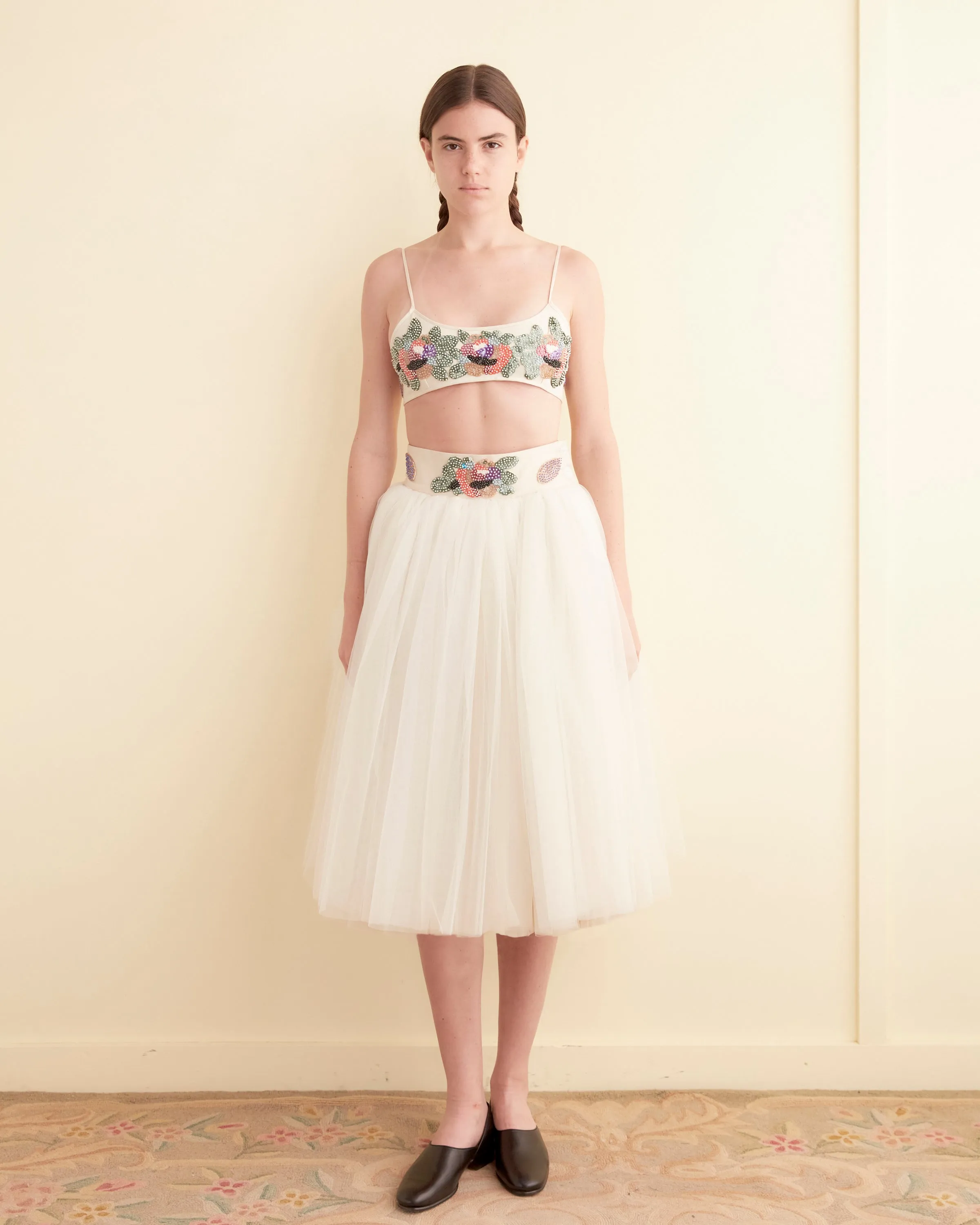 Sequin Sunset Lily Skirt sold by BODE