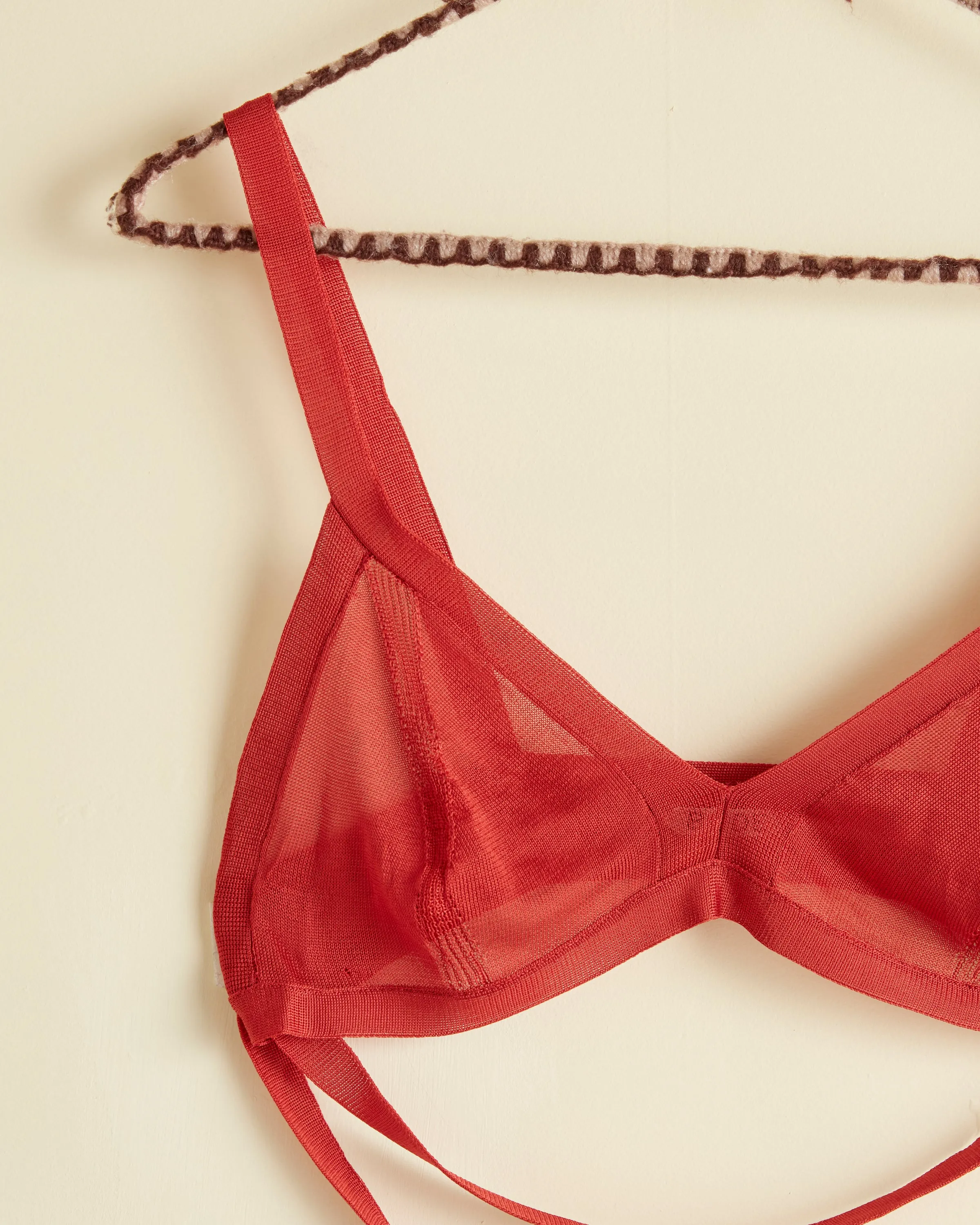 Knit Bra - Brick sold by BODE product image thumbnail 2