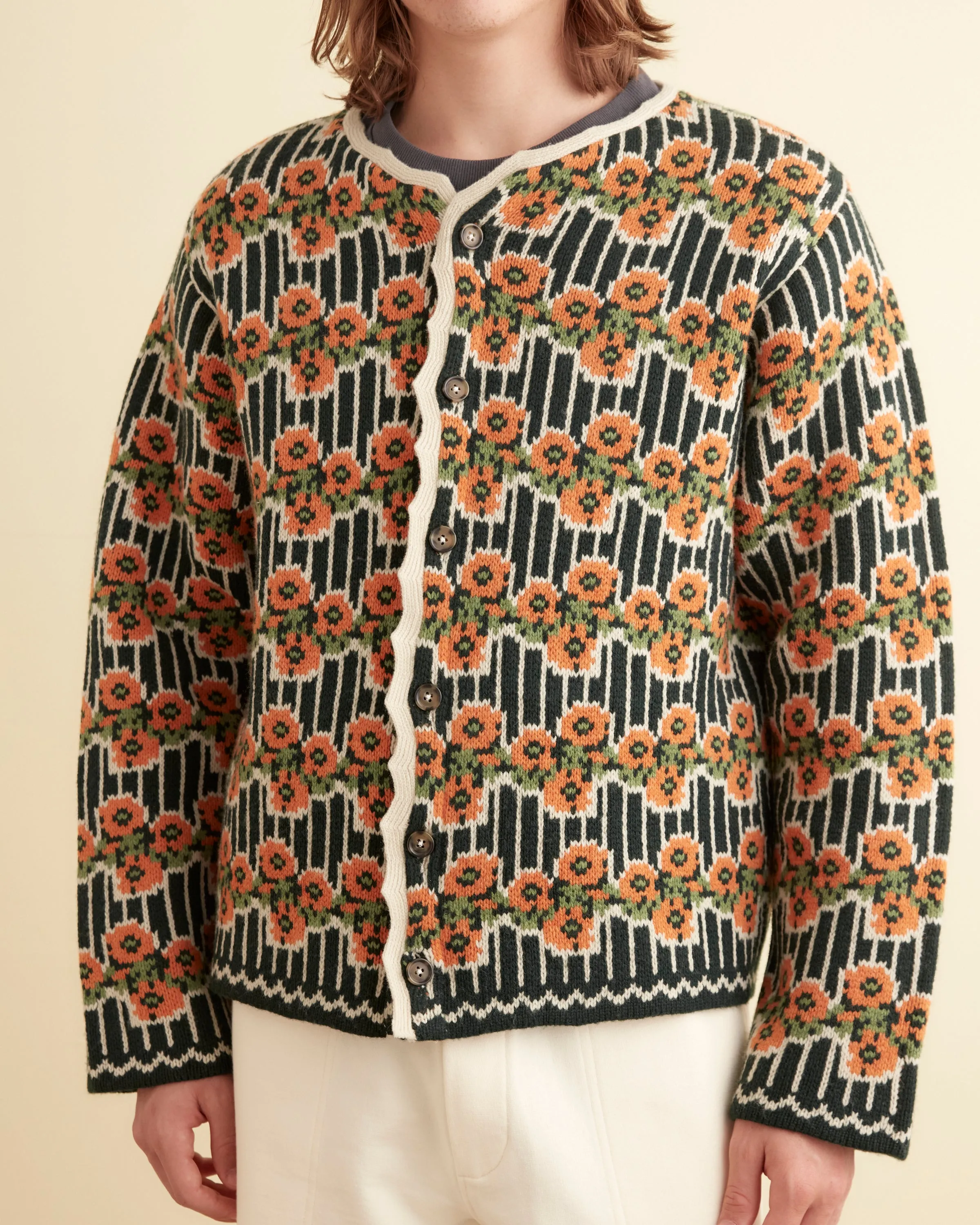 Garden Cardigan - Green Multi sold by BODE product image thumbnail 2