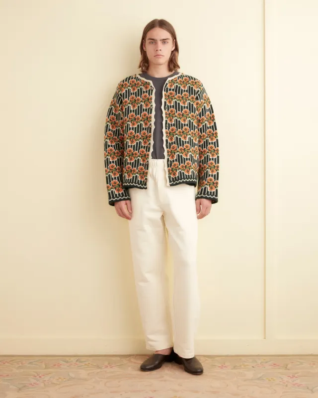 Garden Cardigan - Green Multi sold by BODE