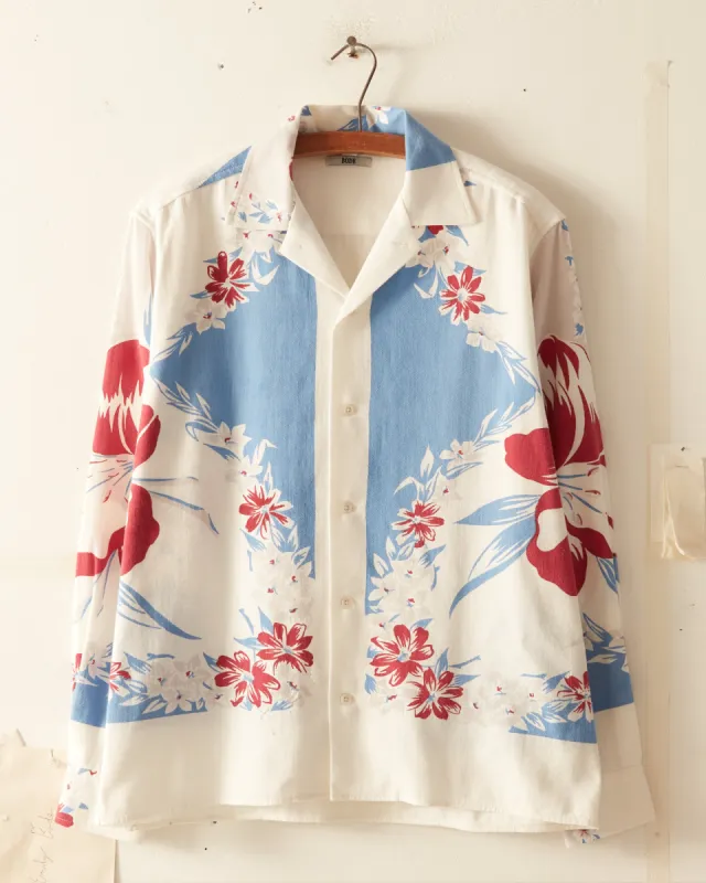 Cranberry Hibiscus Shirt - XS/S sold by BODE