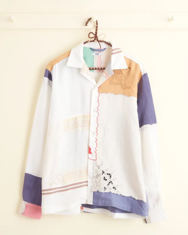 Patchwork Napkin Long Sleeve Shirt sold by BODE