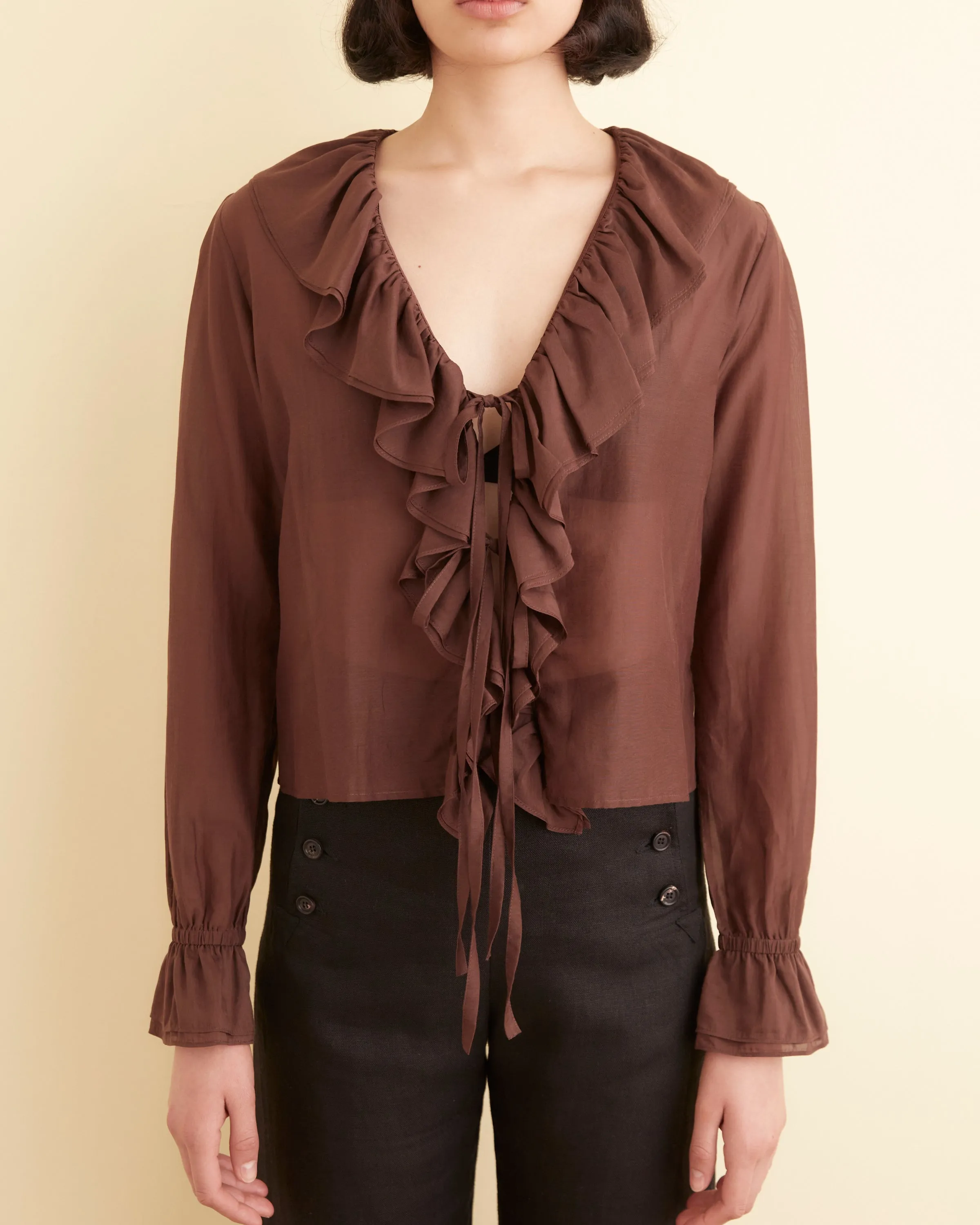 Heartwood Flounce Blouse sold by BODE product image thumbnail 2