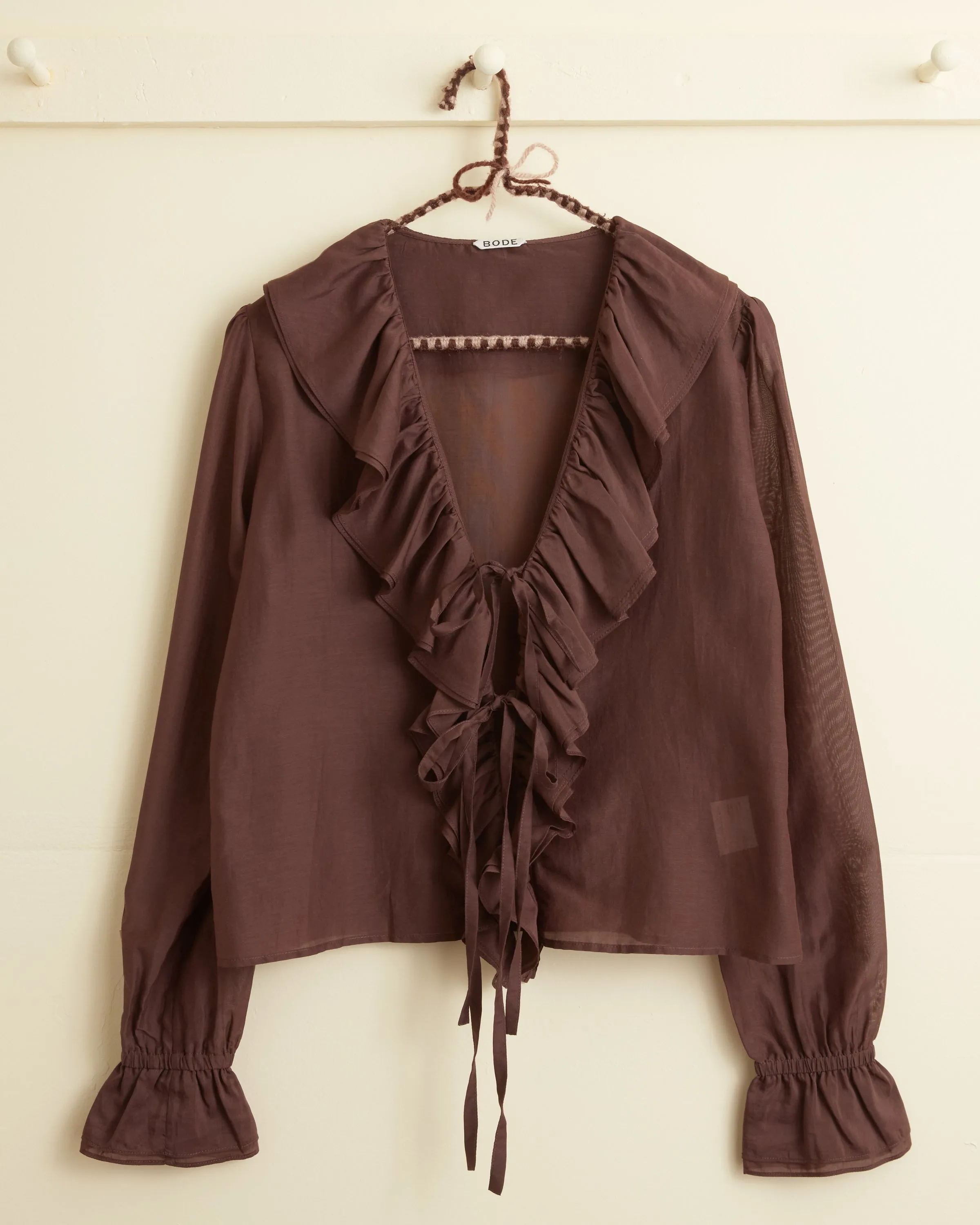 Heartwood Flounce Blouse sold by BODE product image thumbnail 4