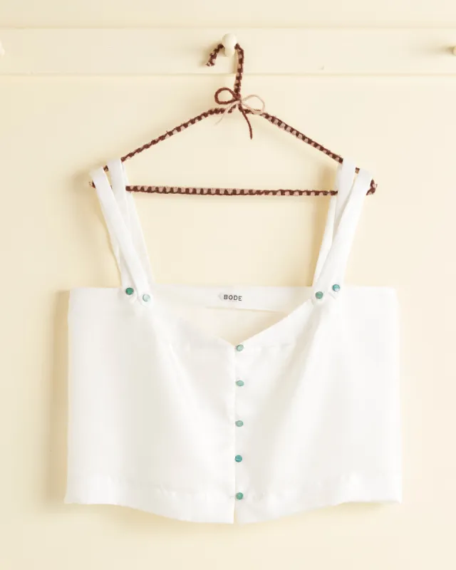 Aquarium Button White Tank - L sold by BODE