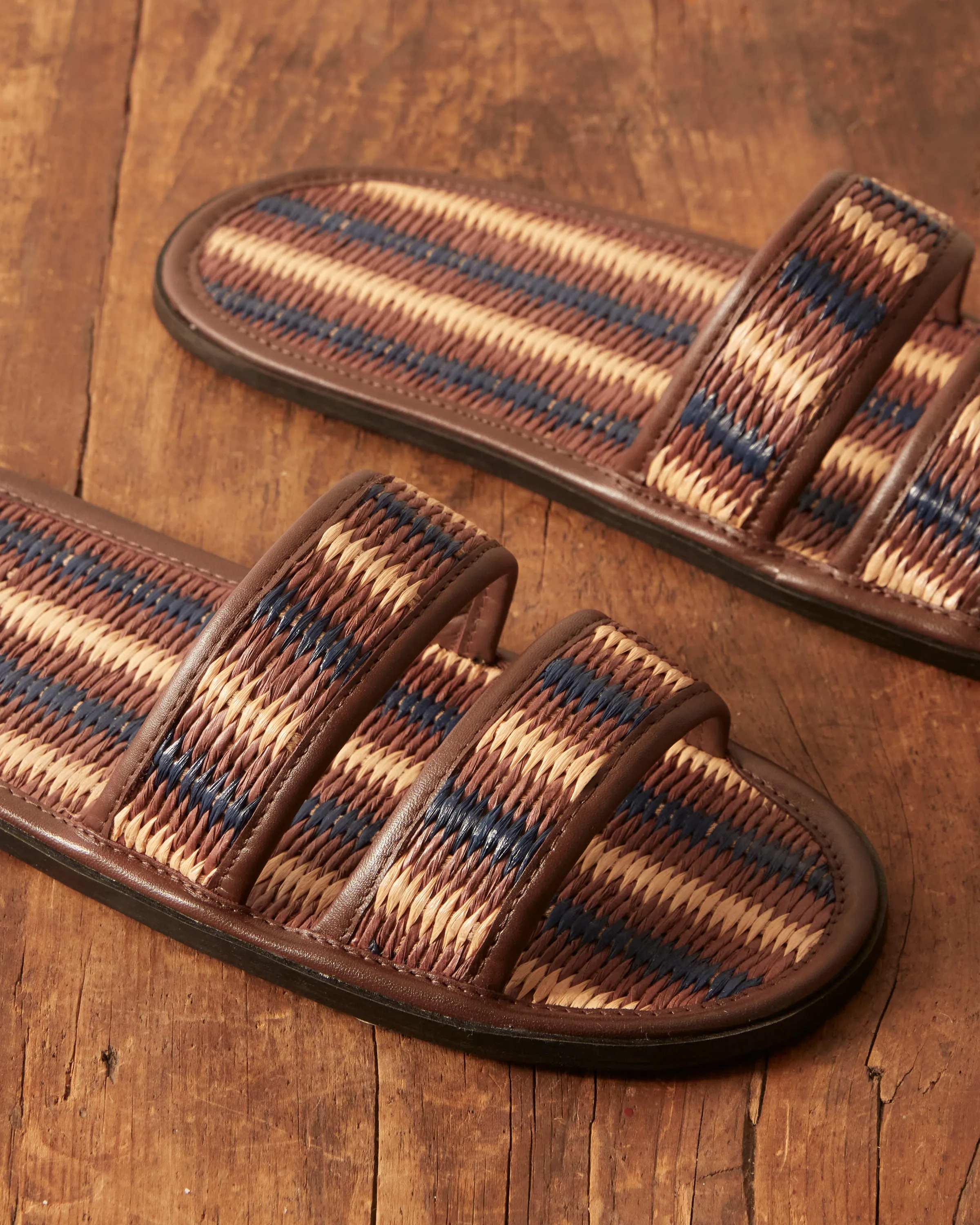Duotone Summer Slides - Brown/Blue sold by BODE product image thumbnail 2