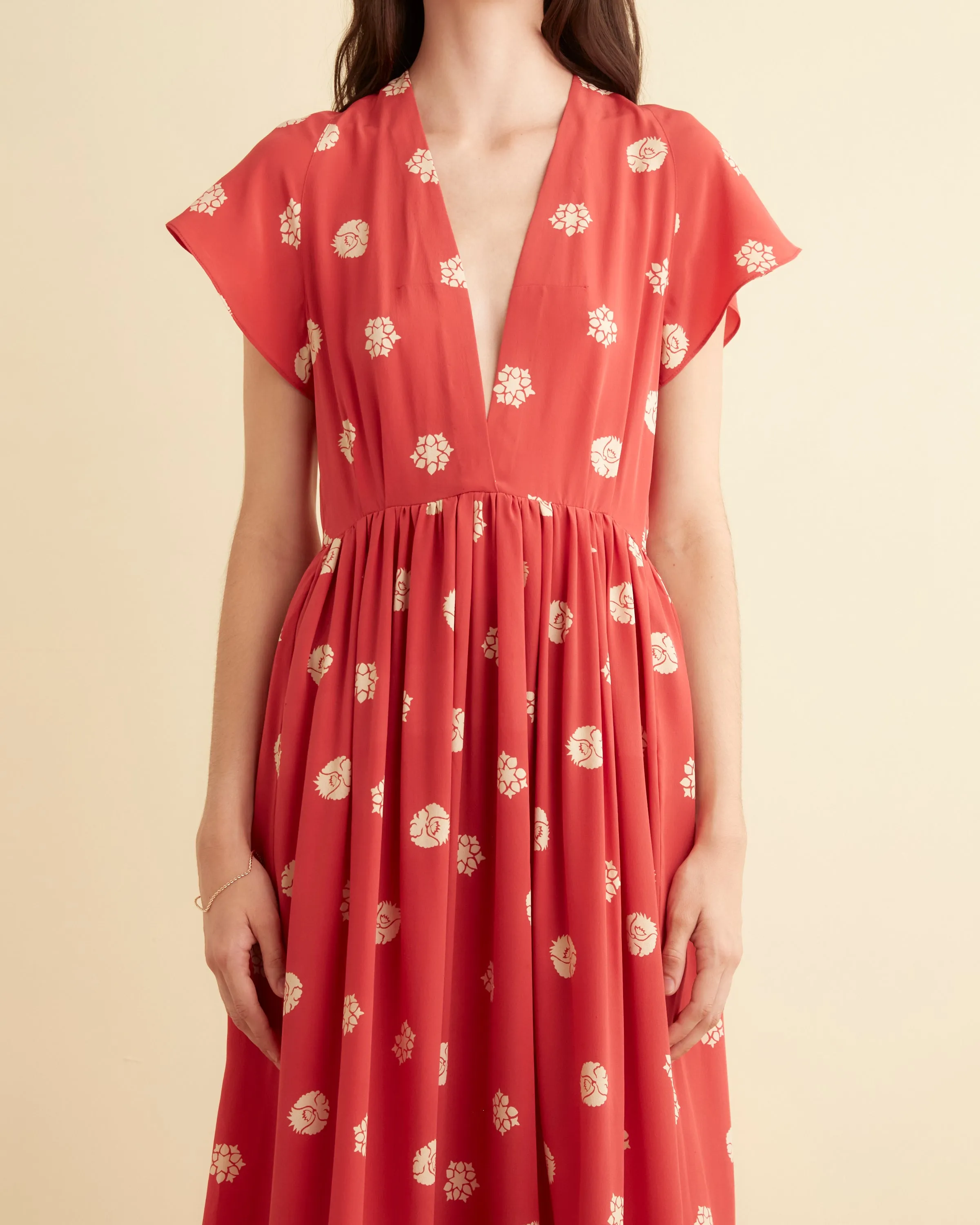 Dancing Daffodils Dress - XS sold by BODE product image thumbnail 2