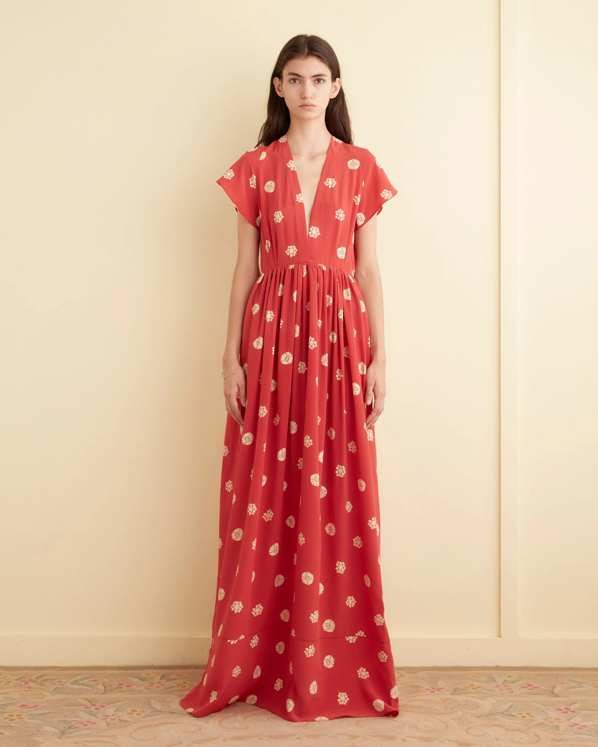 Dancing Daffodils Dress - XS sold by BODE