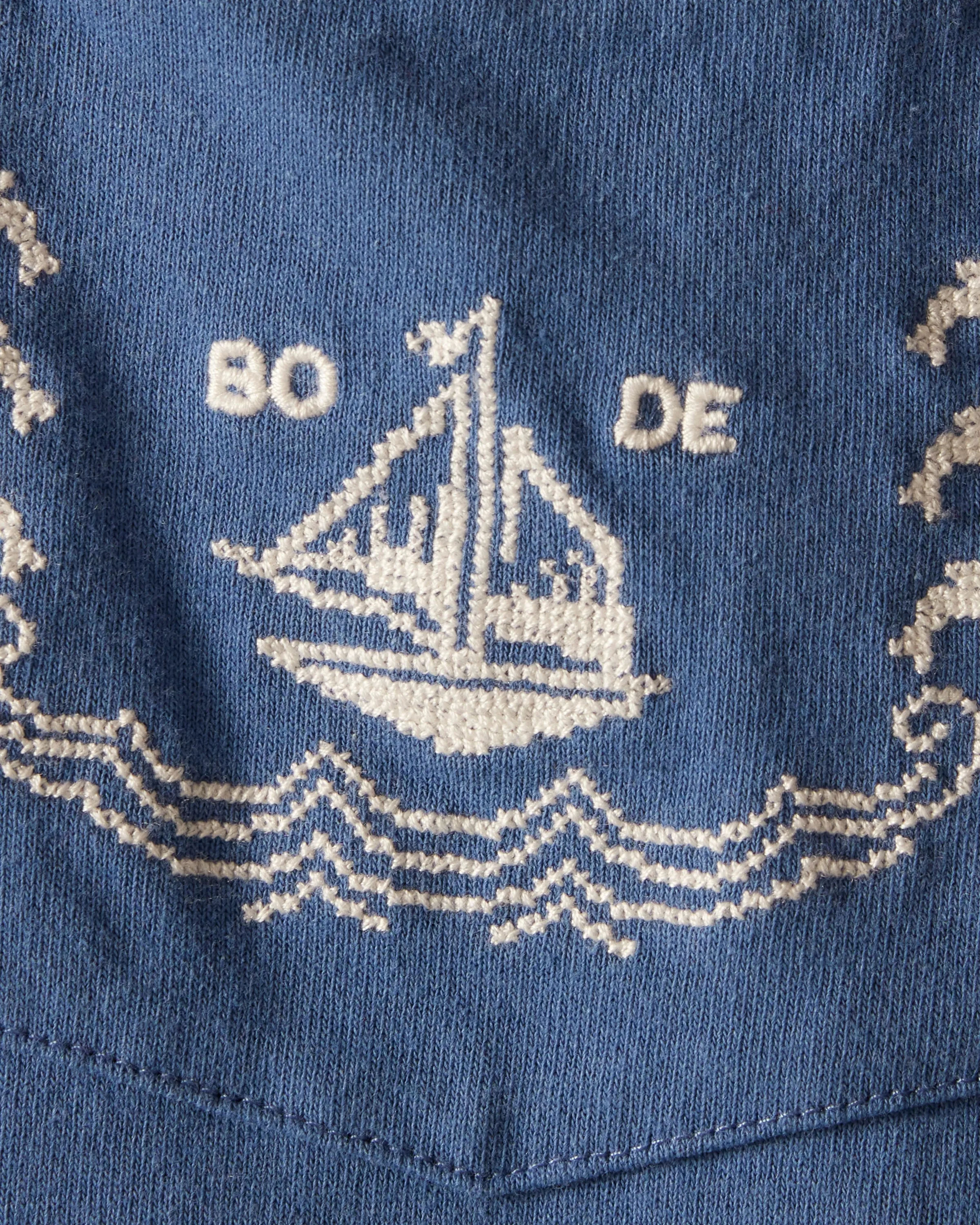 Sailboat Pocket Tee - Blue sold by BODE product image thumbnail 2