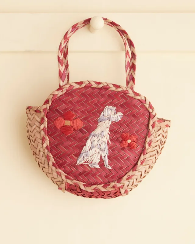 Embroidered Picnic Micro Tote made by BODE