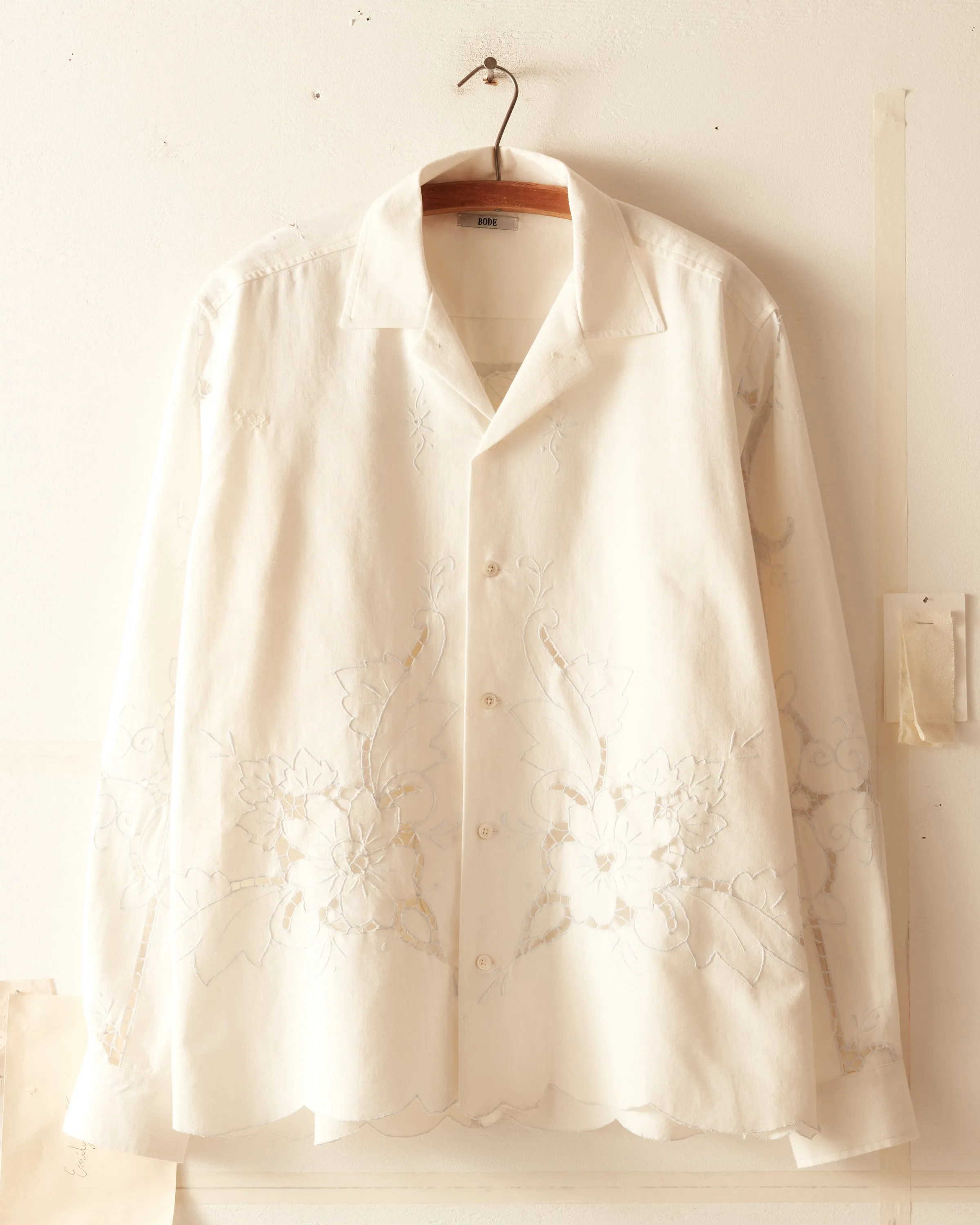 Pale Cutwork Long Sleeve Shirt - M/L sold by BODE product image thumbnail 2