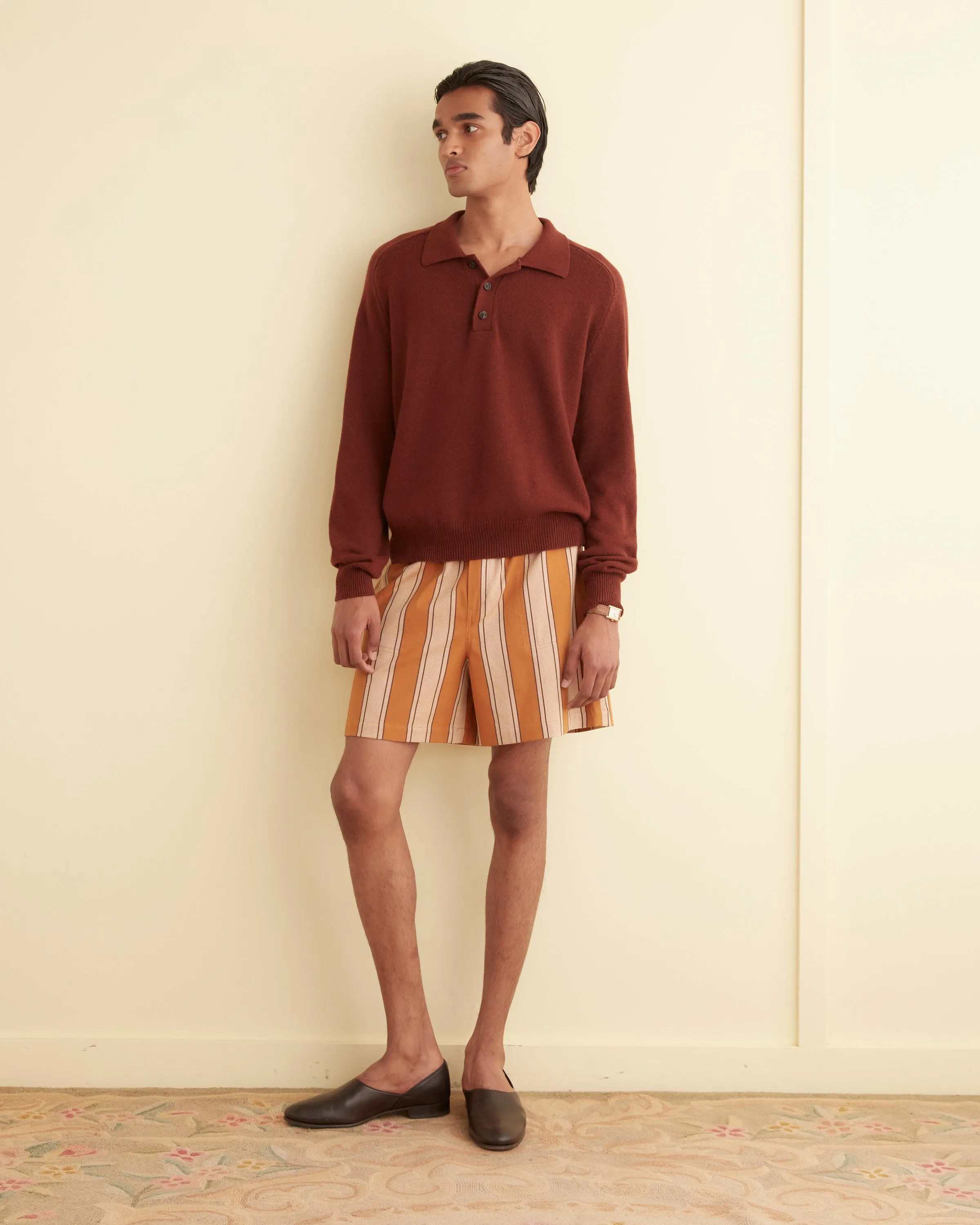 Awning Stripe Shorts sold by BODE