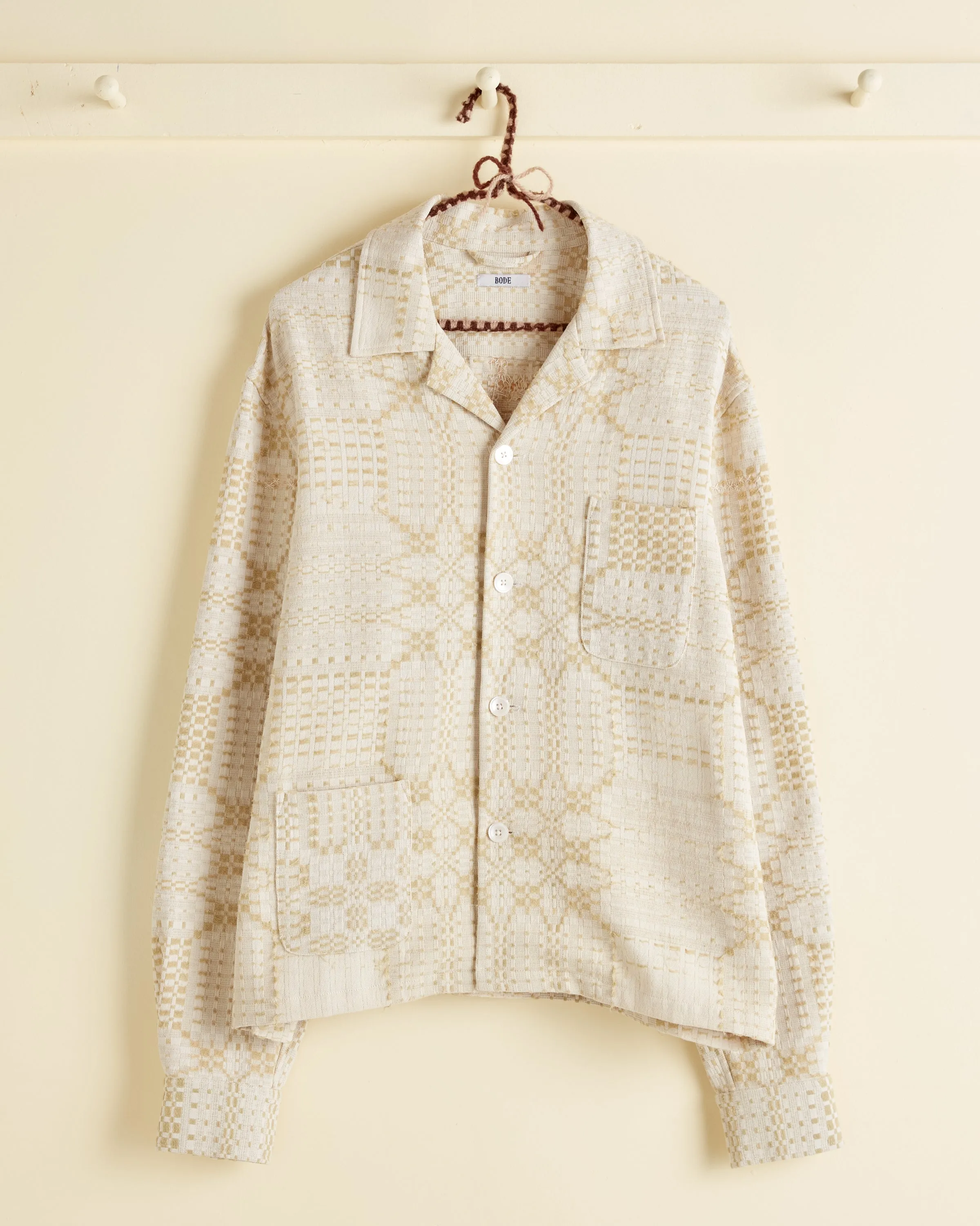 Tea Tree Coverlet Overshirt - S/M sold by BODE