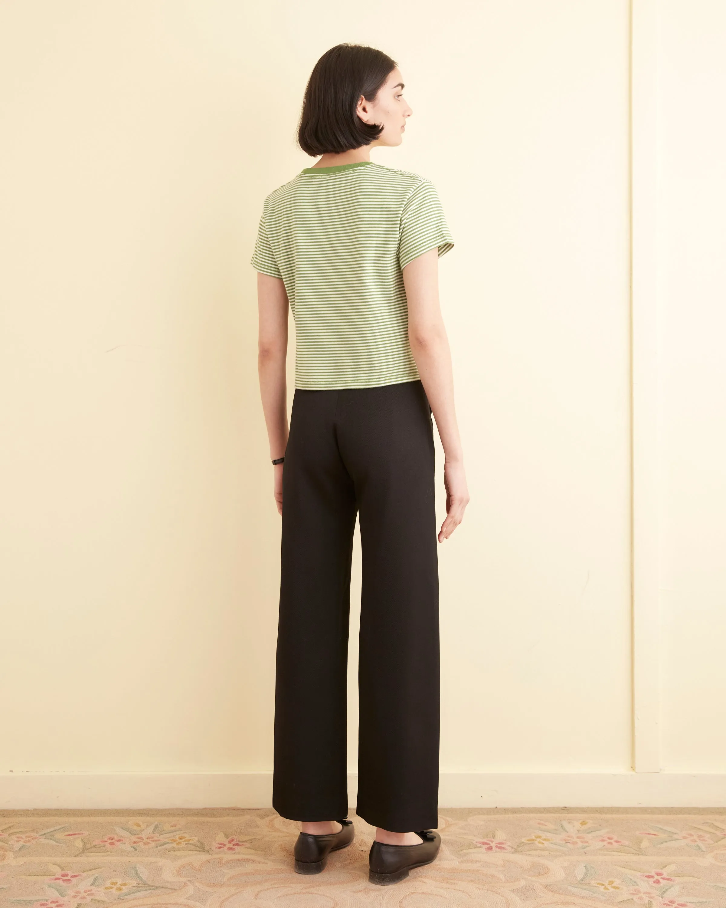 Truro Stripe Cropped Tee sold by BODE product image thumbnail 3