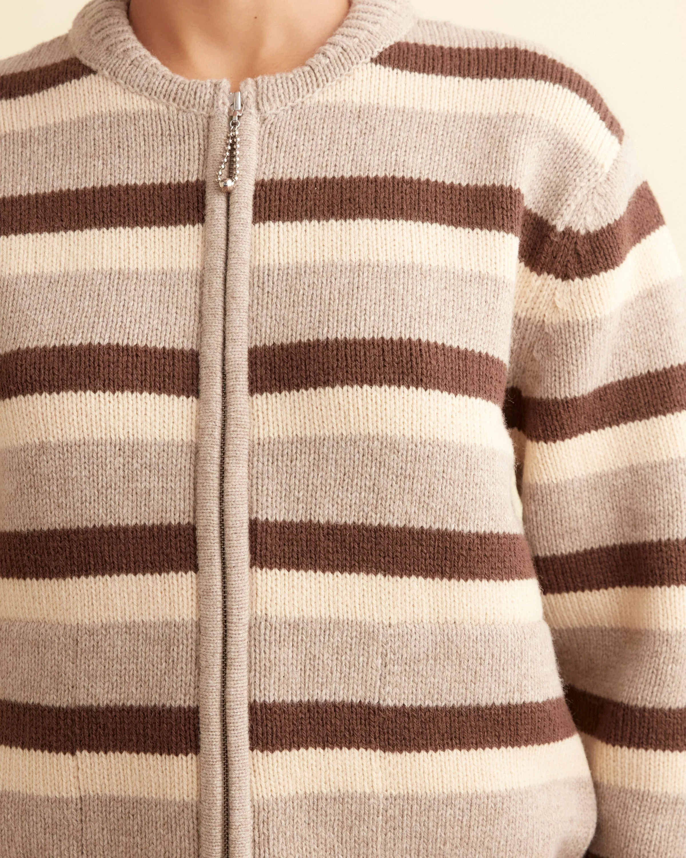 Brewster Cardigan - Tan/Brown sold by BODE product image thumbnail 2
