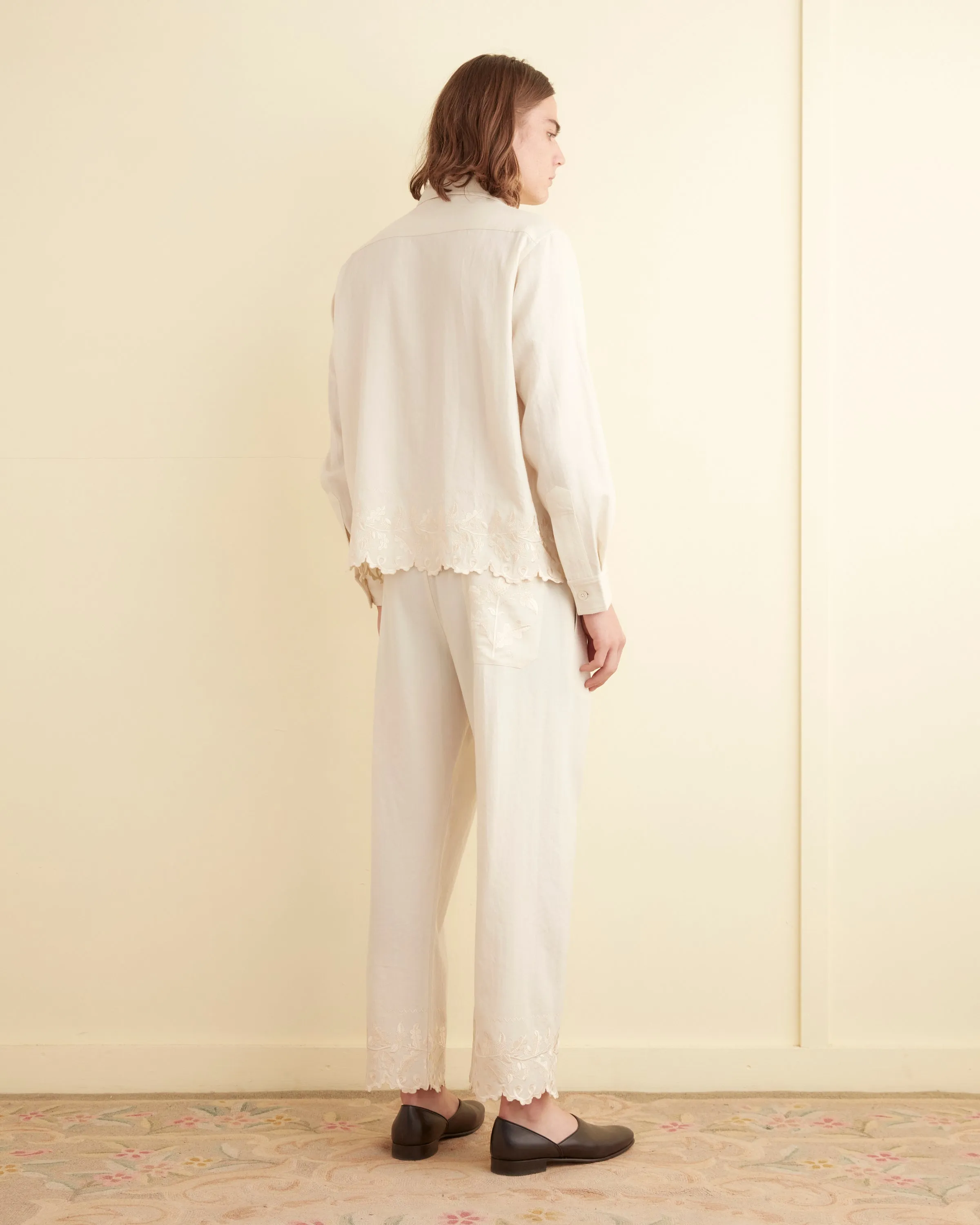 Scalloped Acorn Pajama Pants sold by BODE product image thumbnail 4