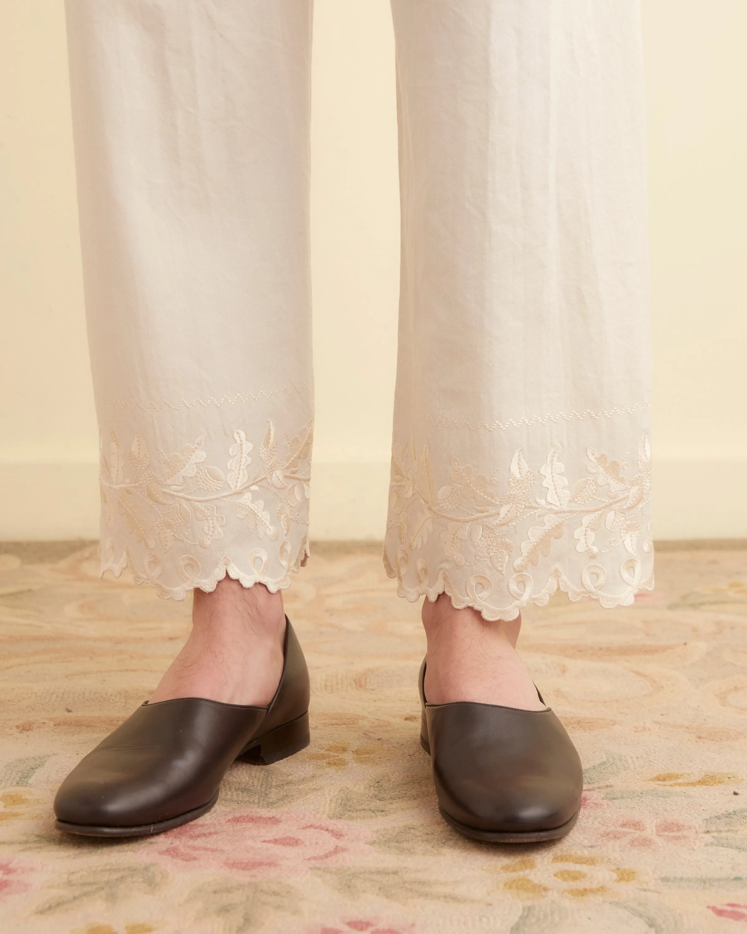 Scalloped Acorn Pajama Pants sold by BODE product image thumbnail 5