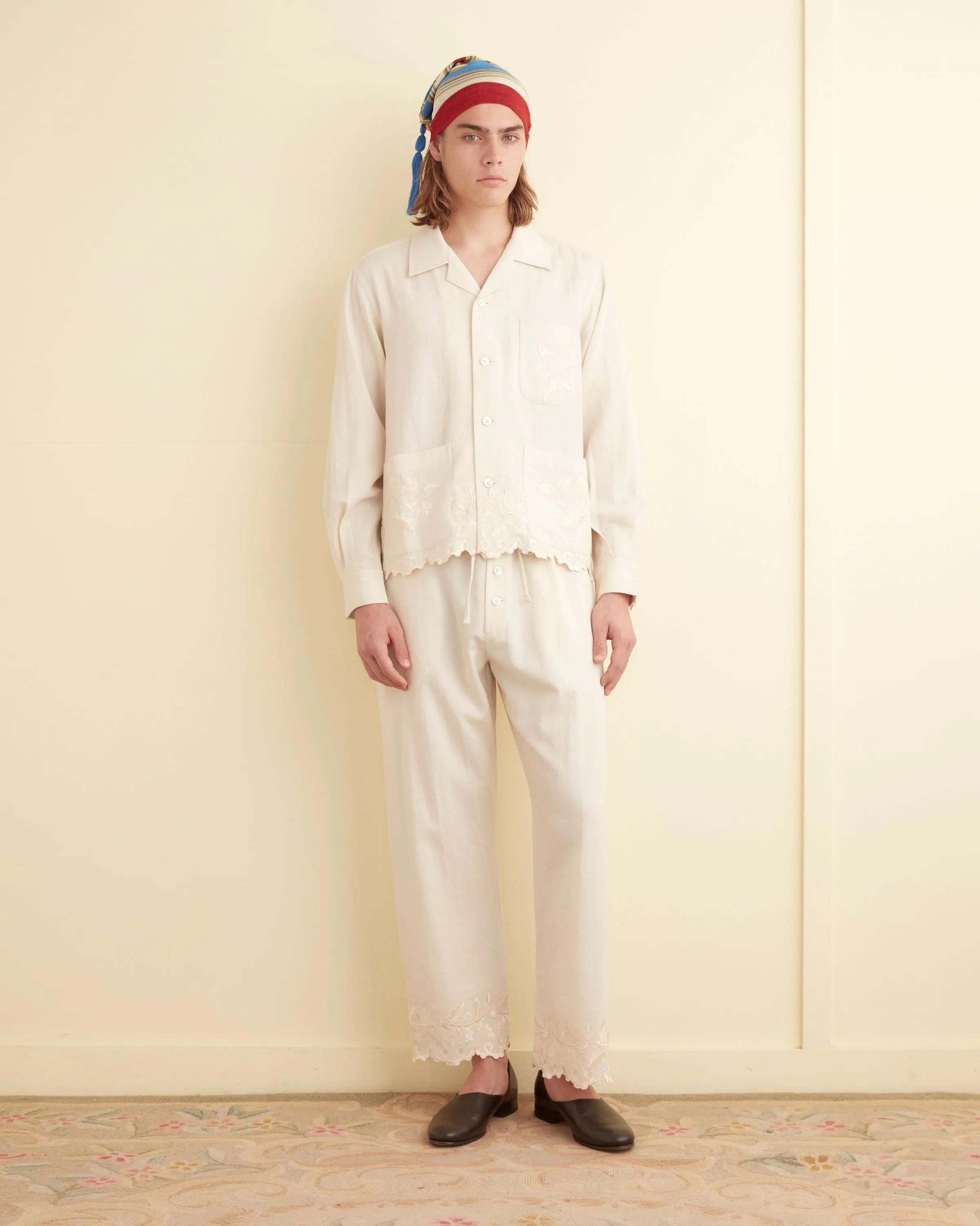 Scalloped Acorn Pajama Pants sold by BODE product image thumbnail 2