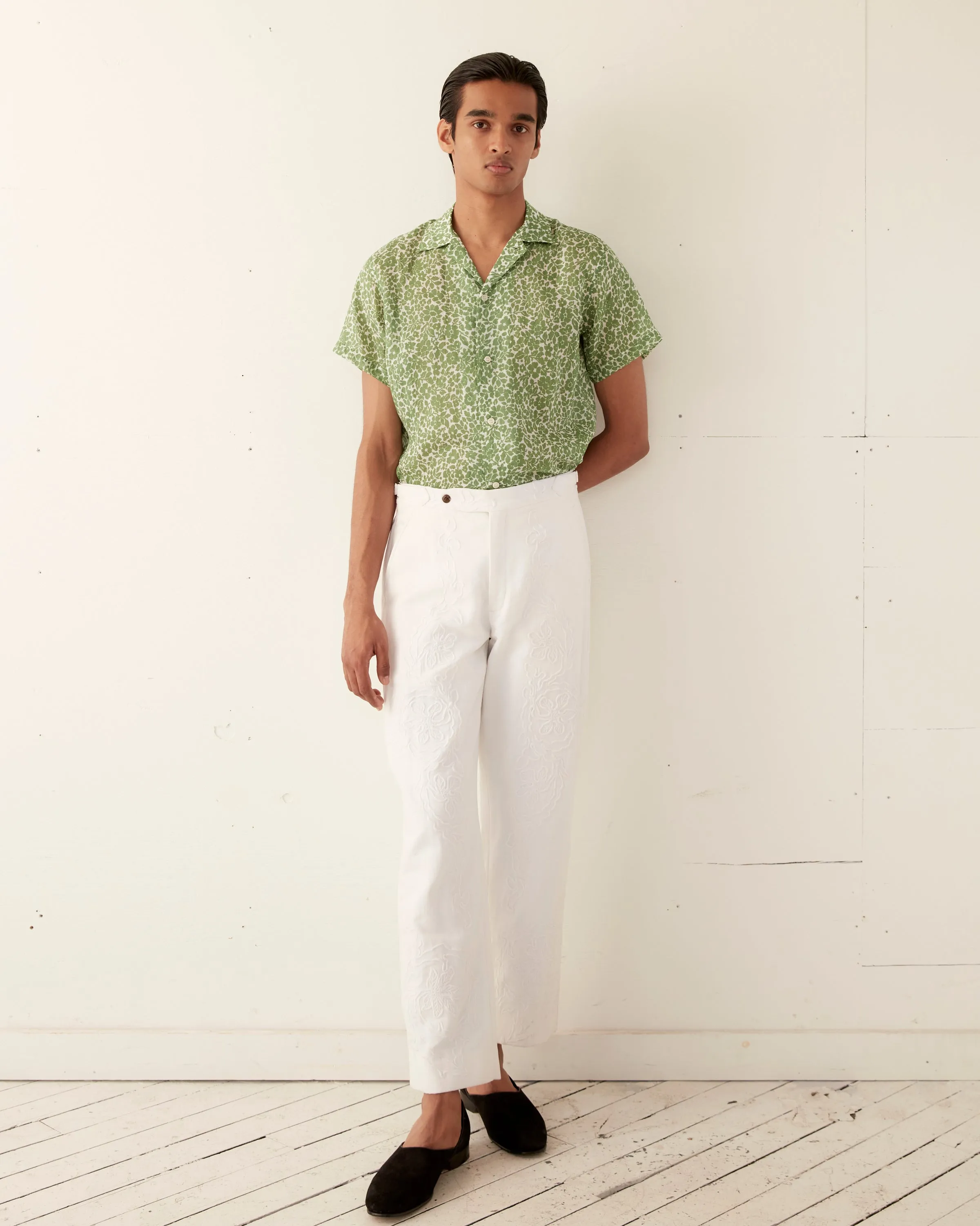 Village Garden Trousers sold by BODE