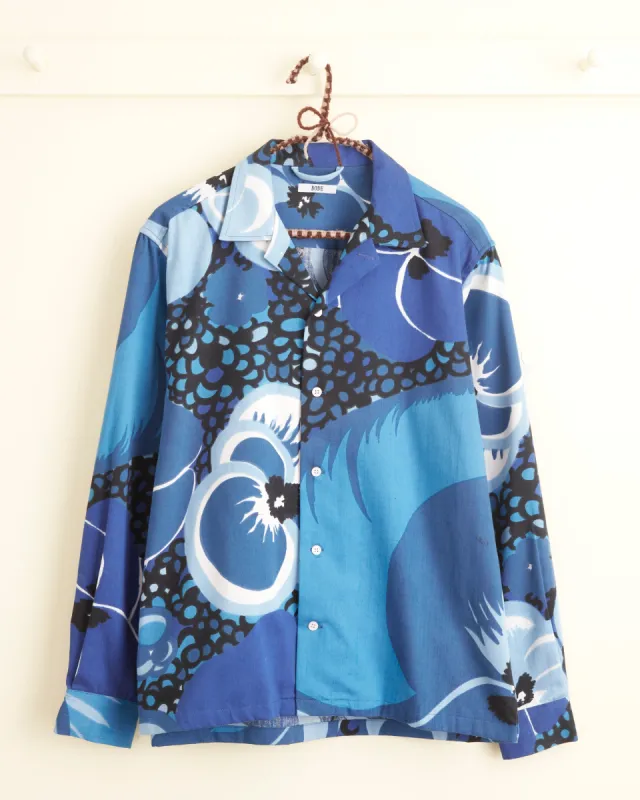 Mink Protea Long Sleeve Shirt - S/M sold by BODE