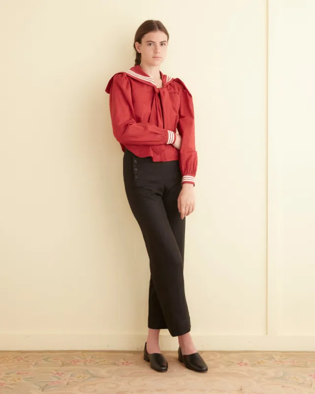 Seafarer Shirt - Red sold by BODE