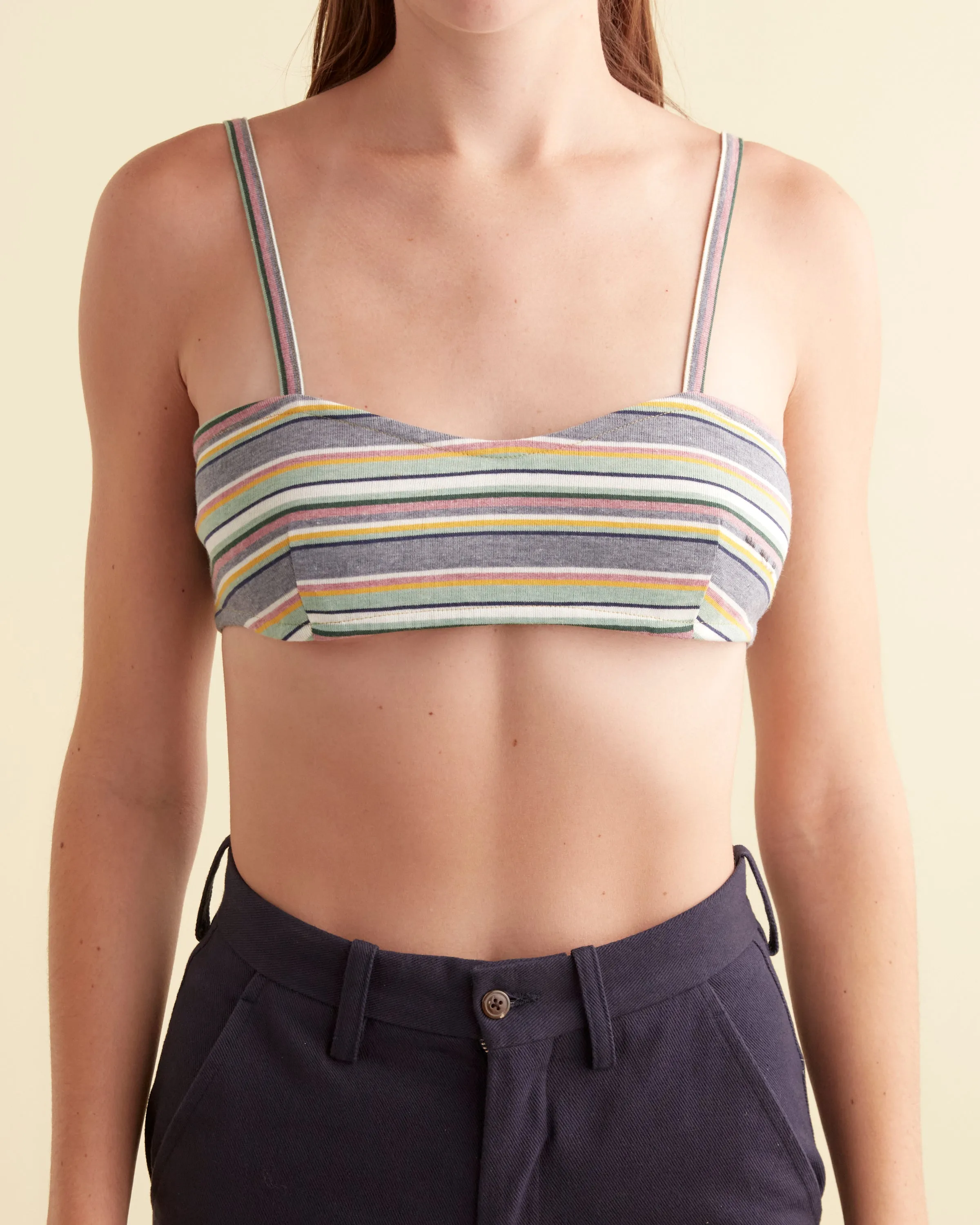 Summer Mint Stripe Bra sold by BODE product image thumbnail 2