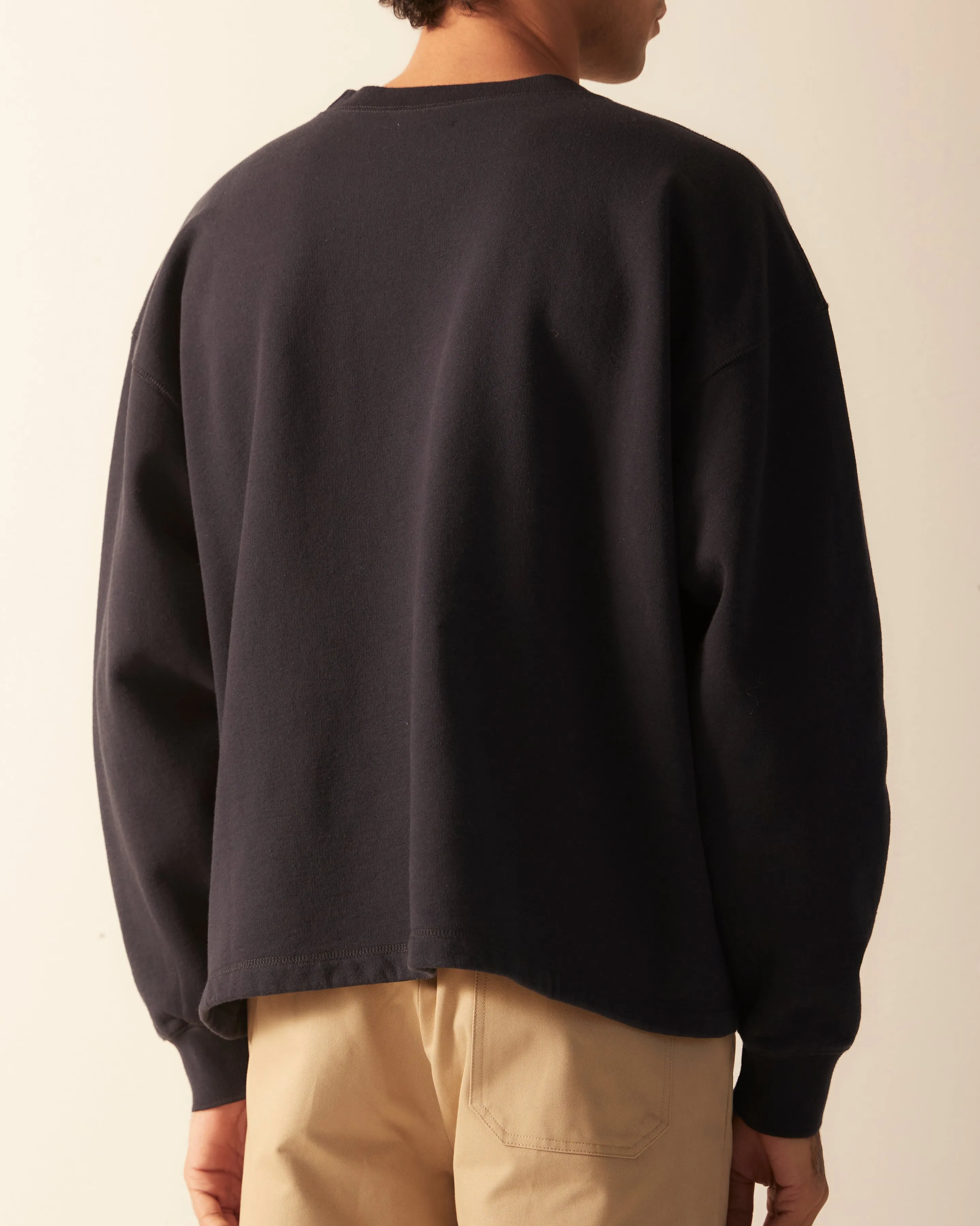 Pony Appliqué Crewneck - Midnight sold by BODE product image thumbnail 4