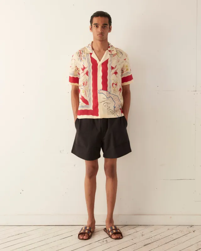 Florida Map Short Sleeve Shirt sold by BODE