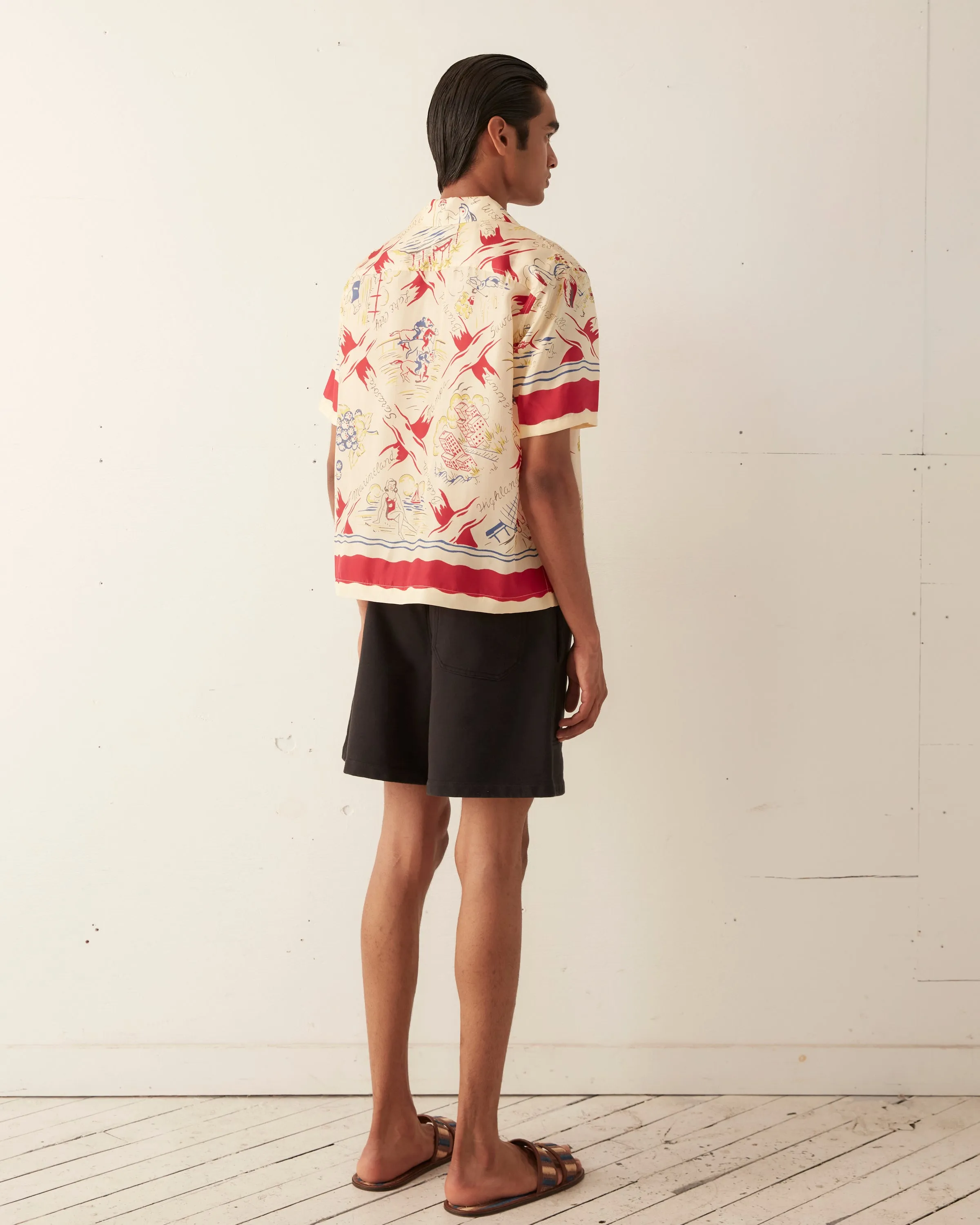 Florida Map Short Sleeve Shirt sold by BODE product image thumbnail 4