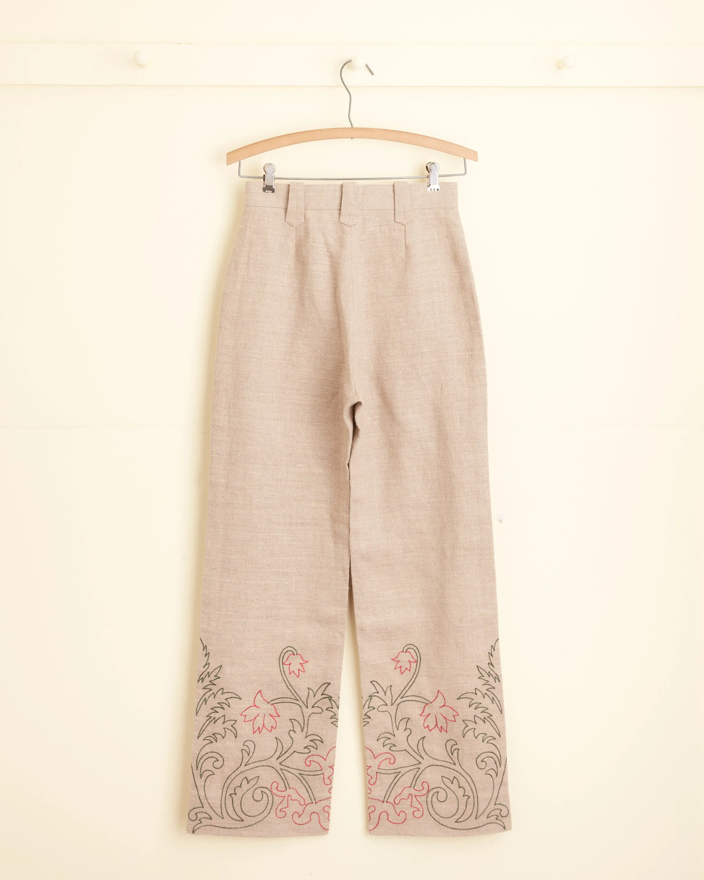 Embroidered Trumpetflower Murphy Trousers sold by BODE product image thumbnail 3