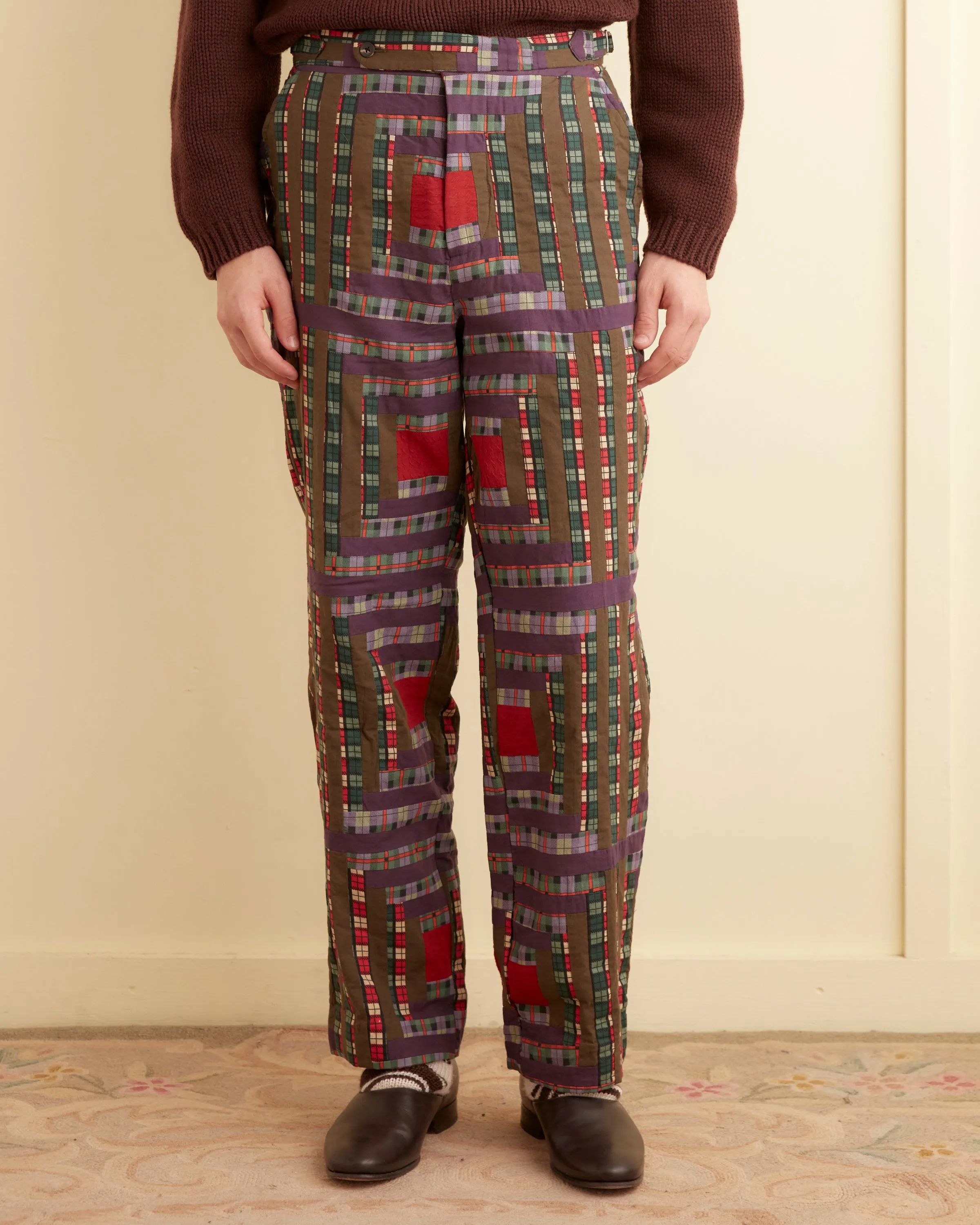Plaid Log Cabin Trousers sold by BODE product image thumbnail 2