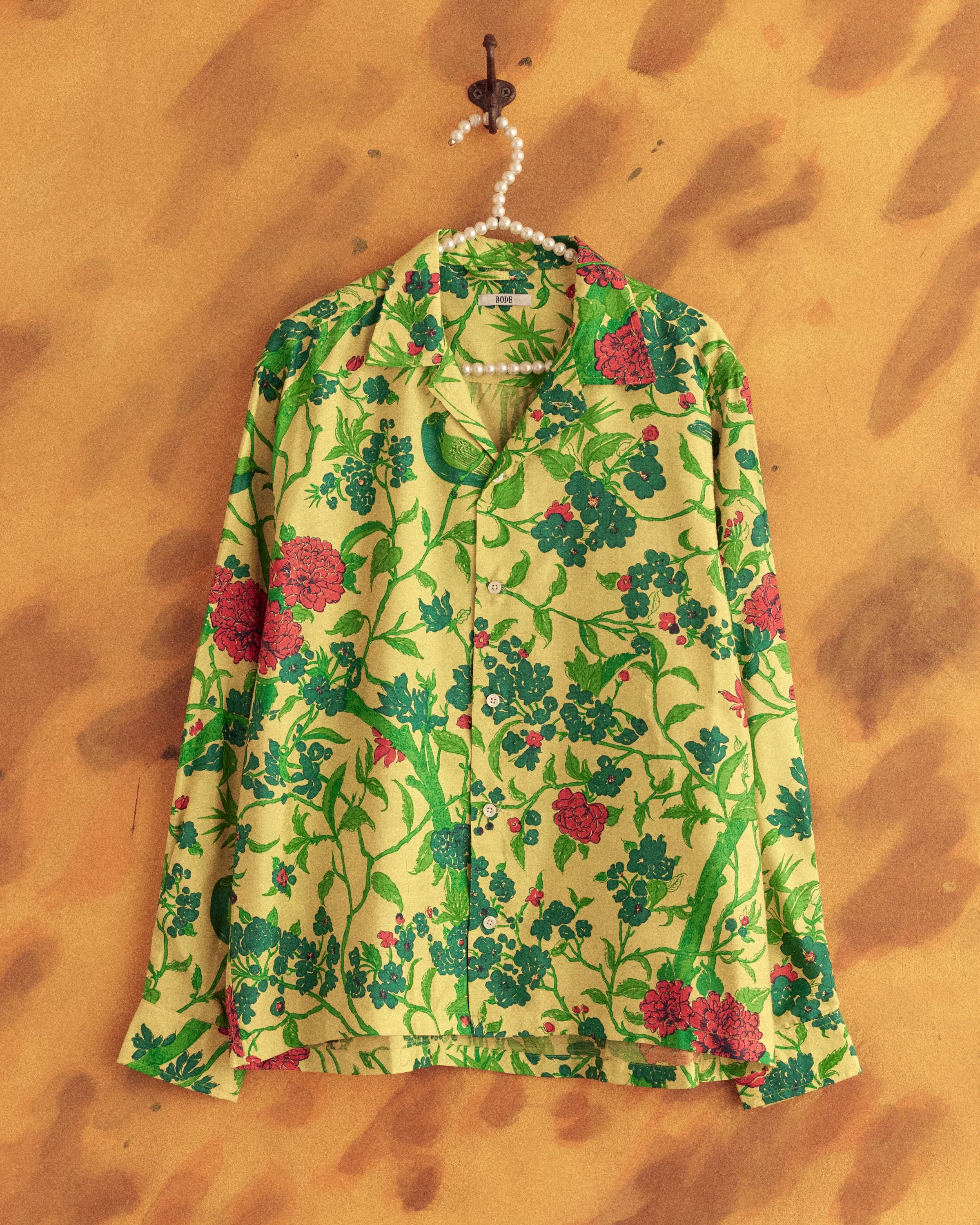 Chartreuse Botanical Shirt - L/XL sold by BODE product image thumbnail 2