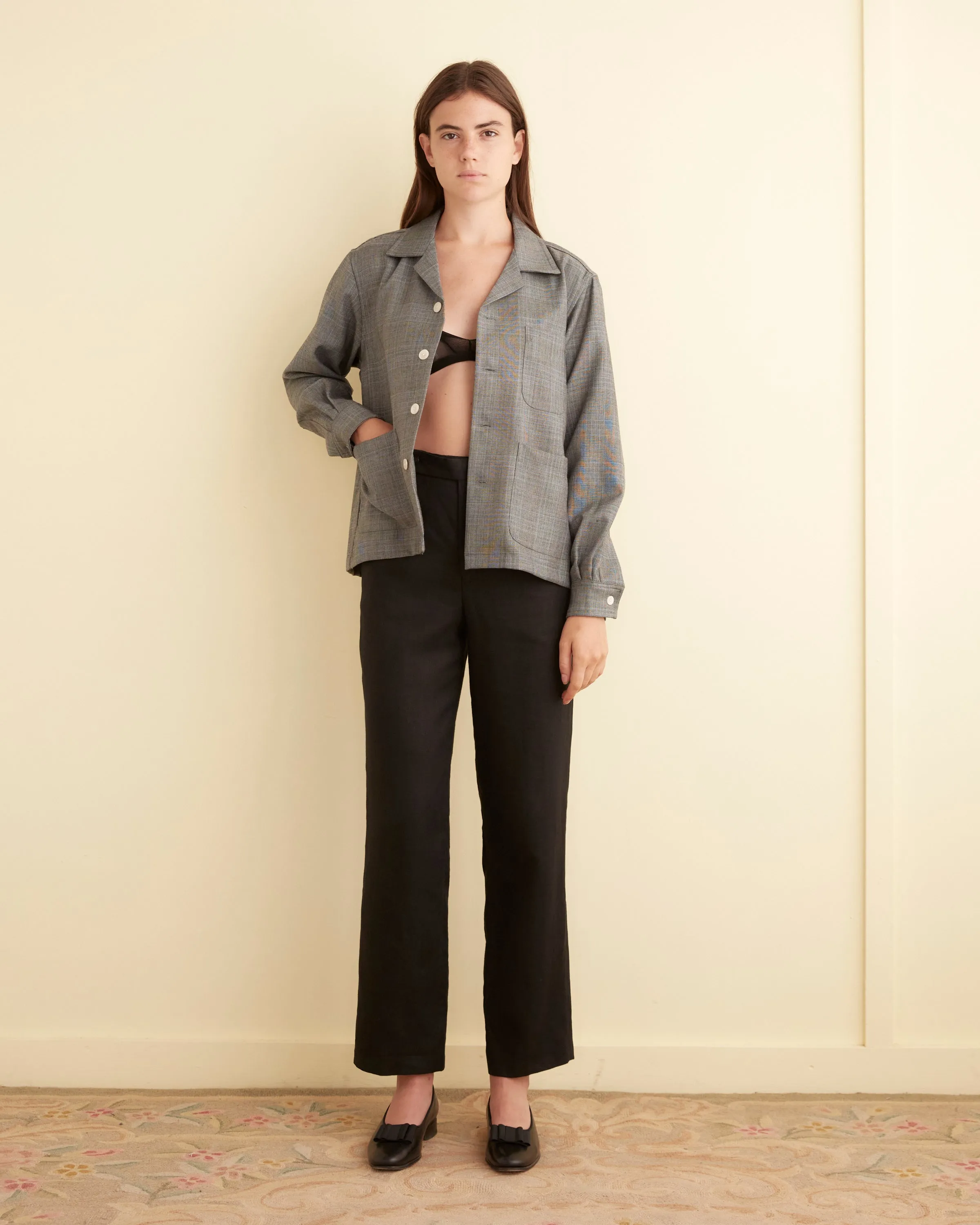 Sky Check Overshirt - S sold by BODE