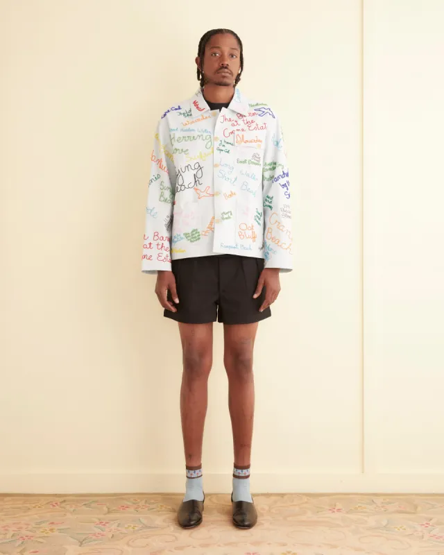 Beaded Seashore Jacket sold by BODE