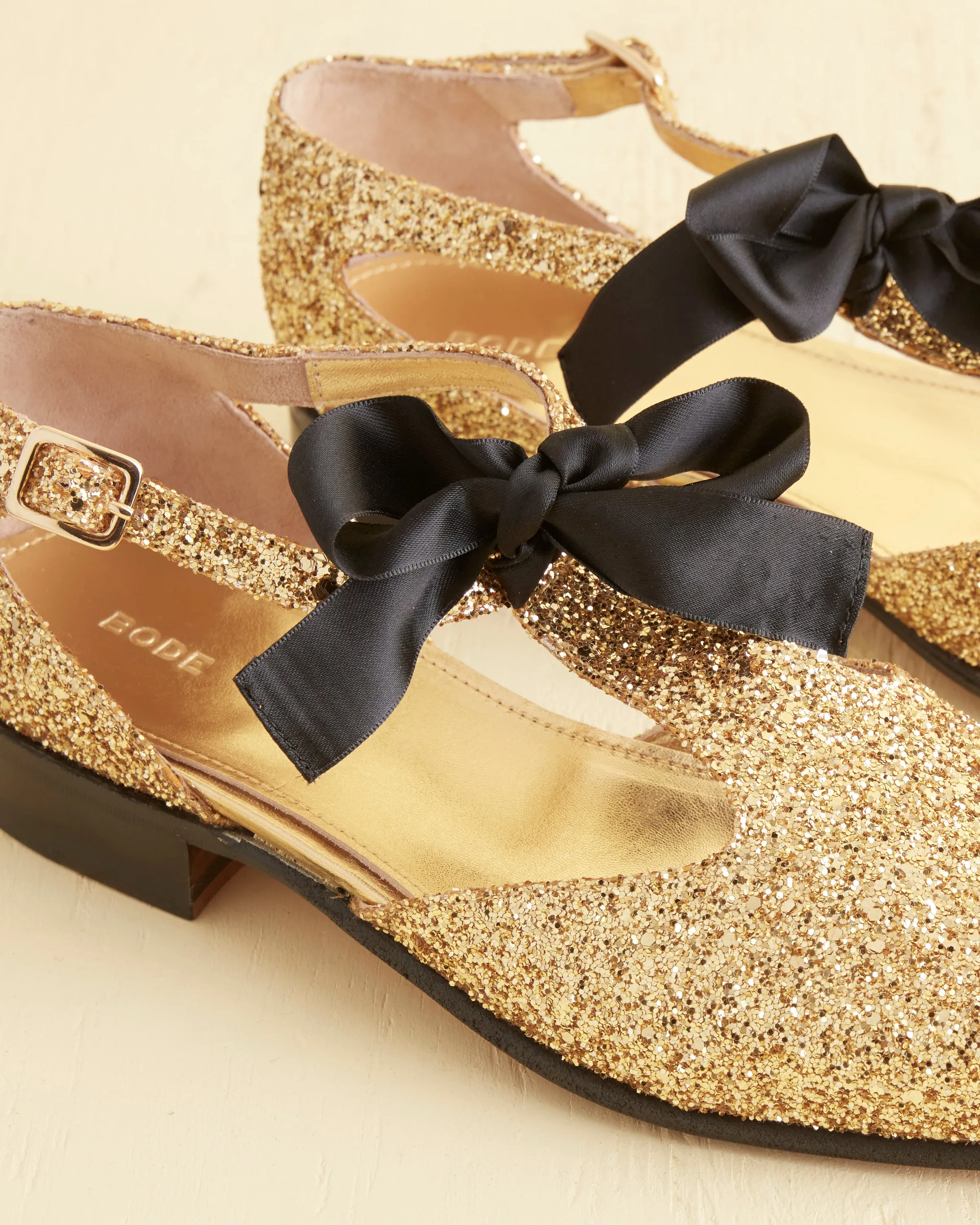 Glitter Theater Shoes - Gold sold by BODE product image thumbnail 2