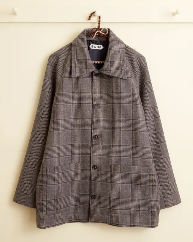 Houndstooth Check Coat - XS sold by BODE