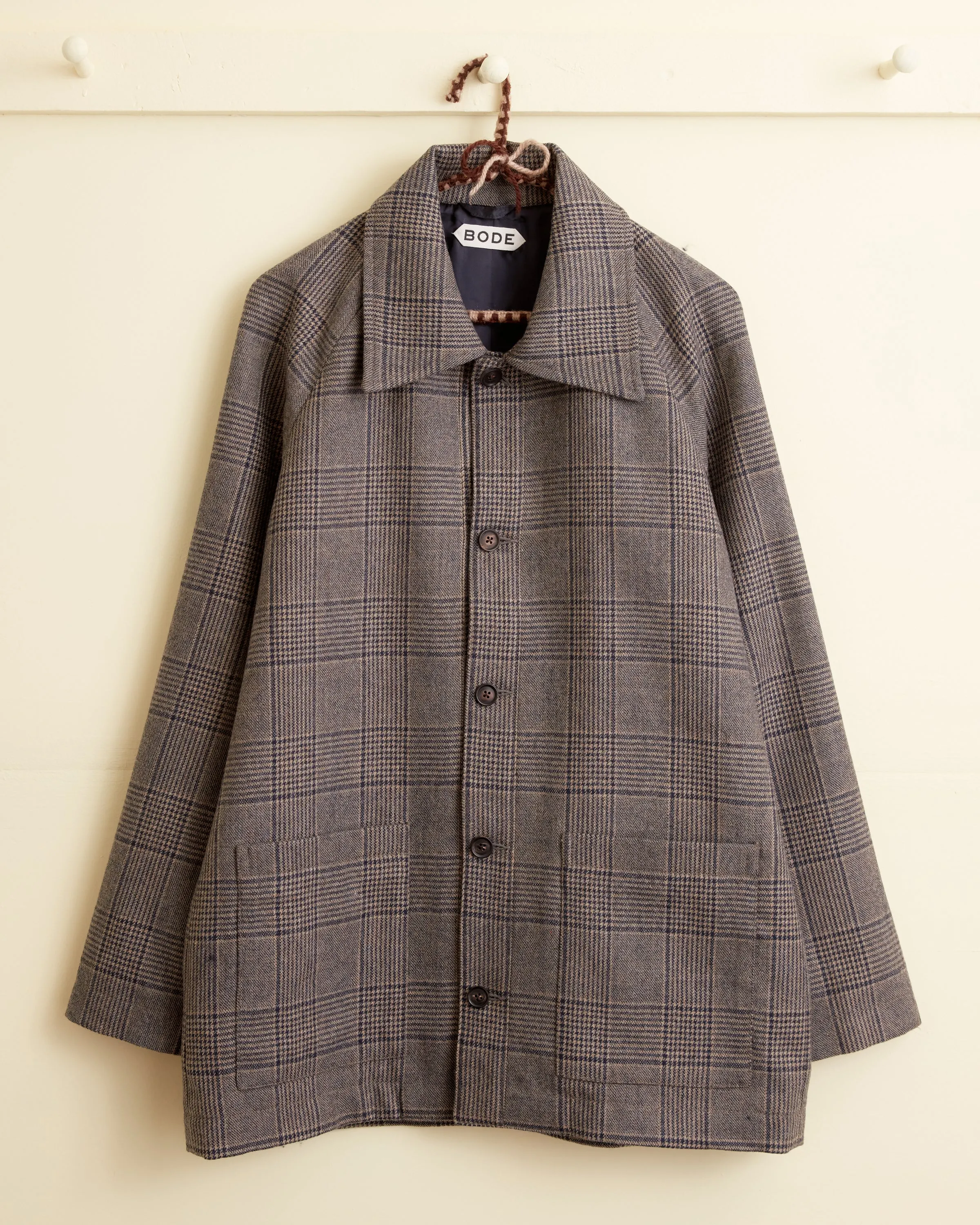 Houndstooth Check Coat - XS sold by BODE
